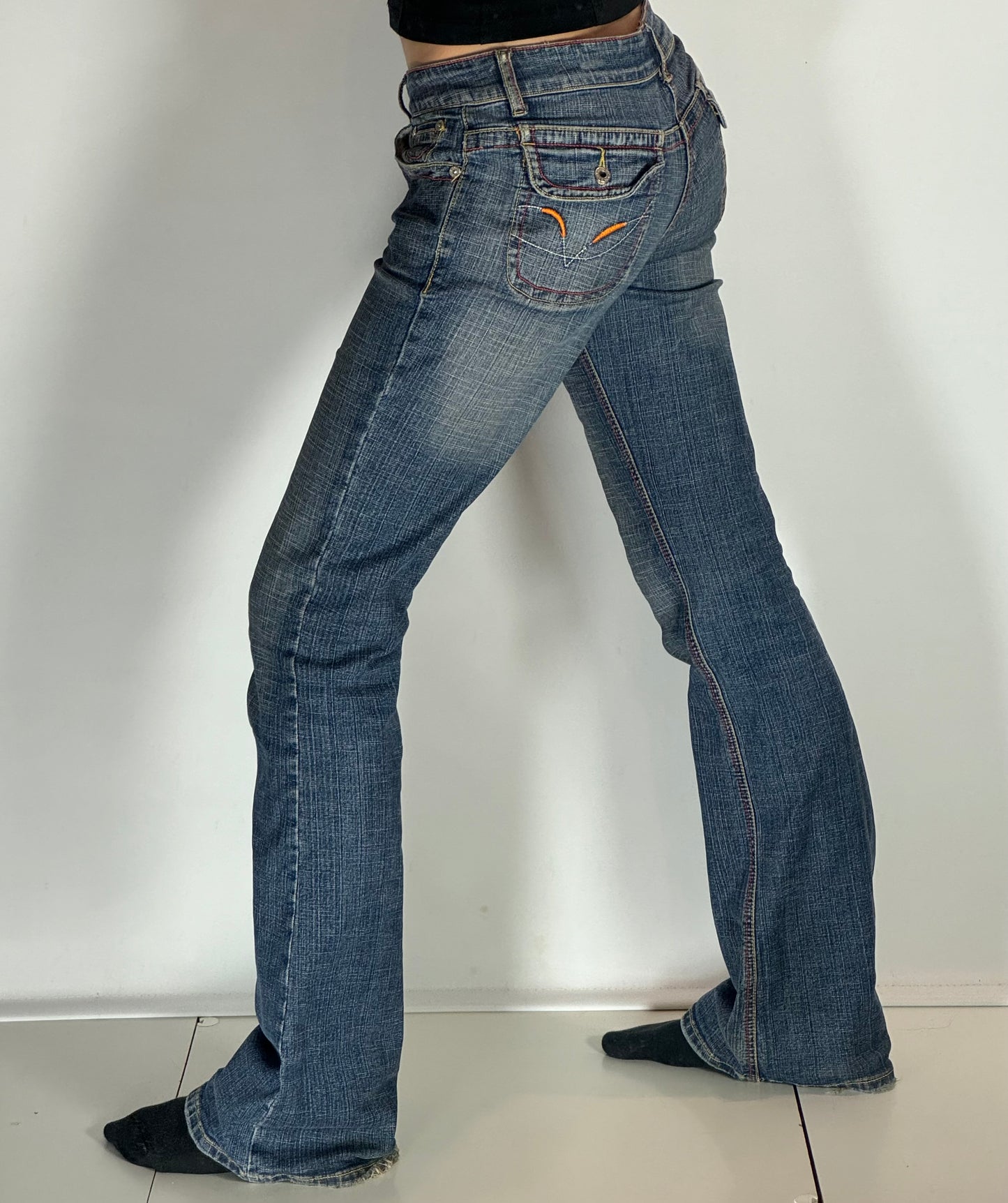 Lågmidjade jeans stl: S