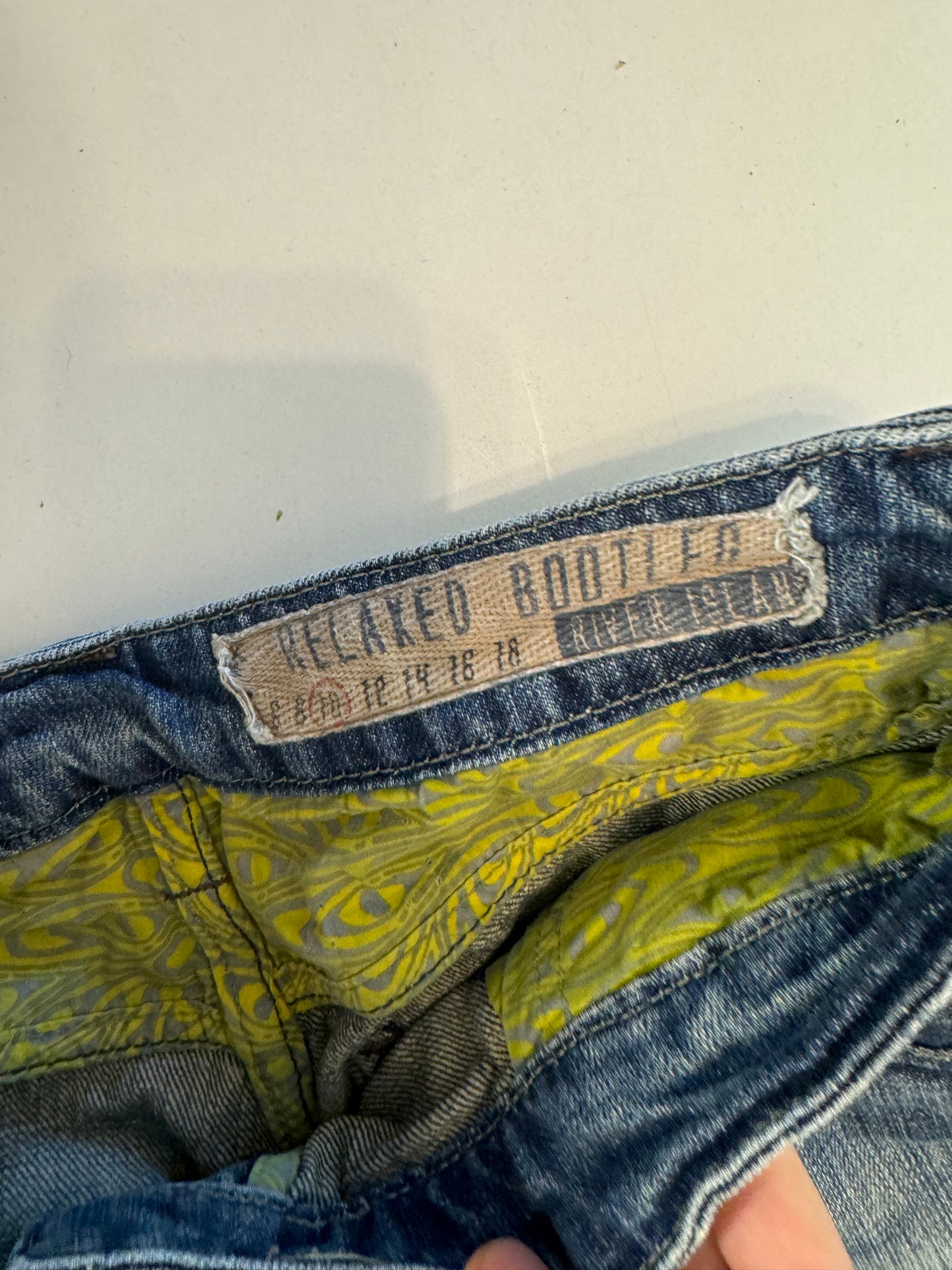Lågmidjade jeans stl: S