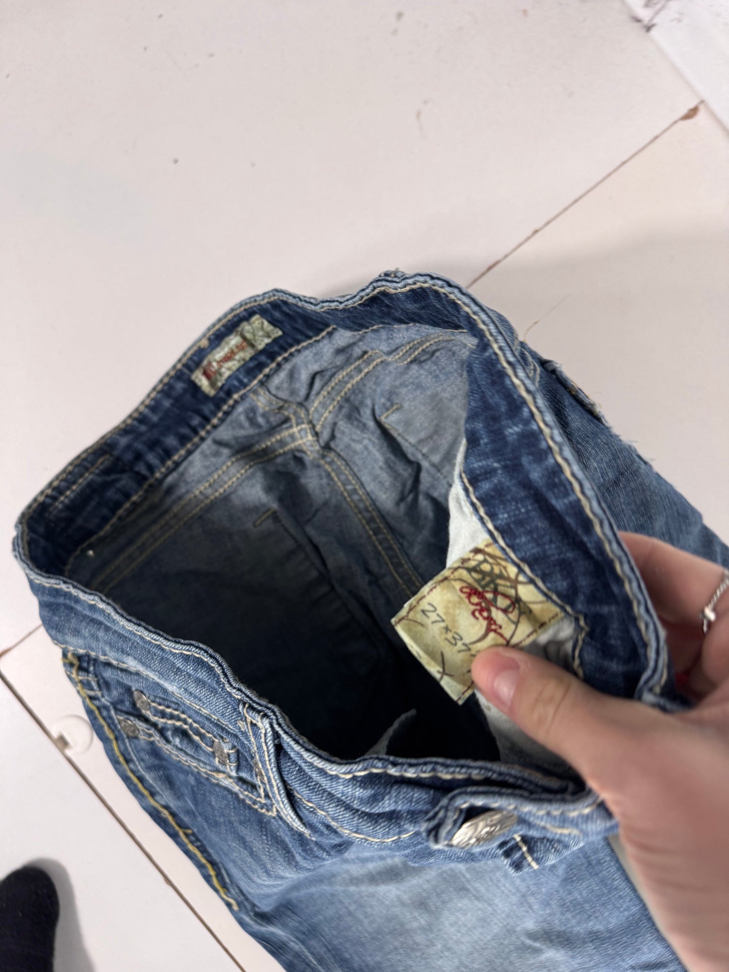 Lågmidjade jeans stl: S