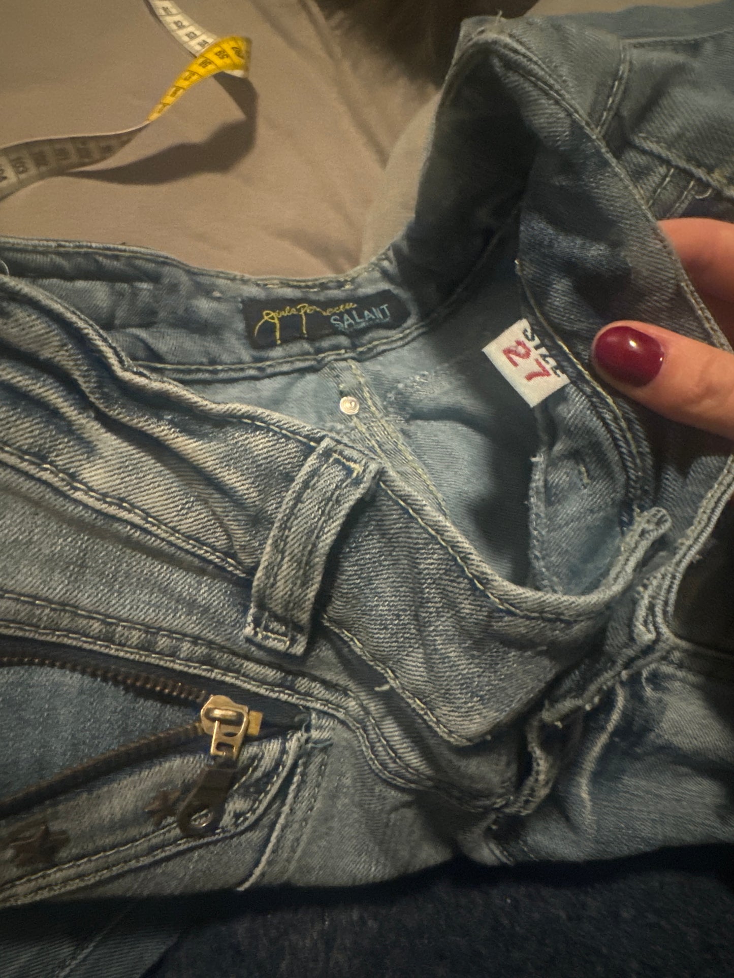 Lågmidjade jeans stl: XS