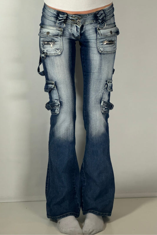 Lågmidjade jeans stl: XS