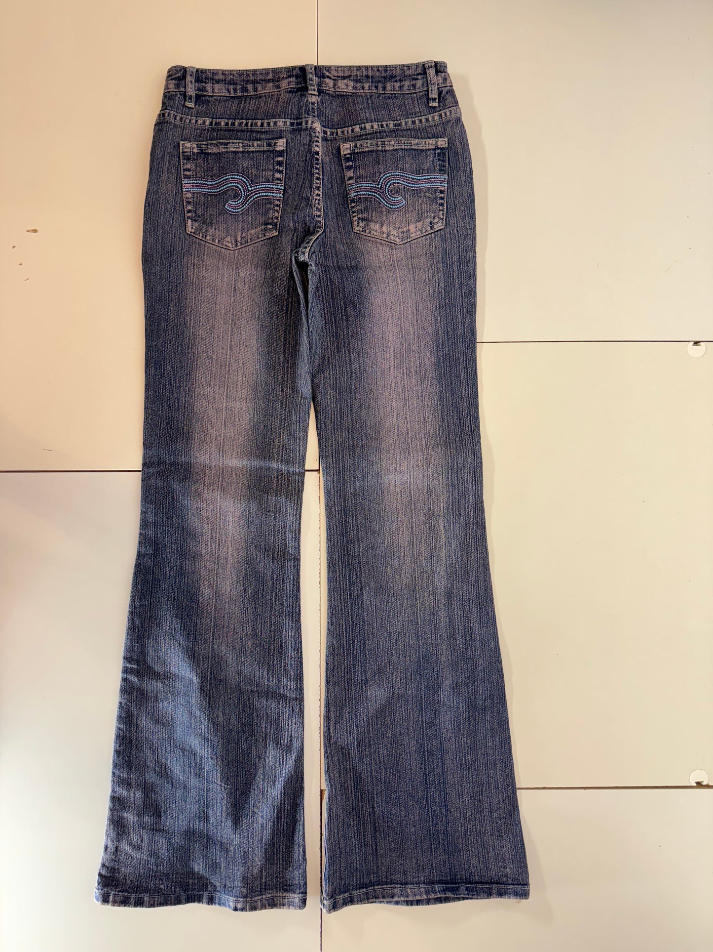 Lågmidjade jeans–stl: XS