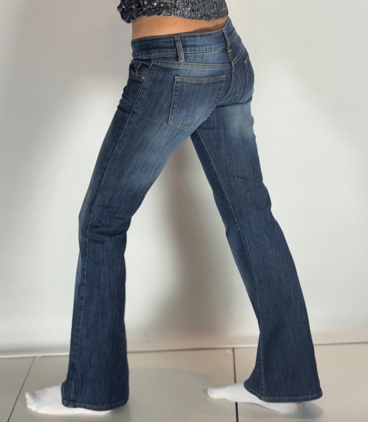 Lågmidjade jeans stl: S