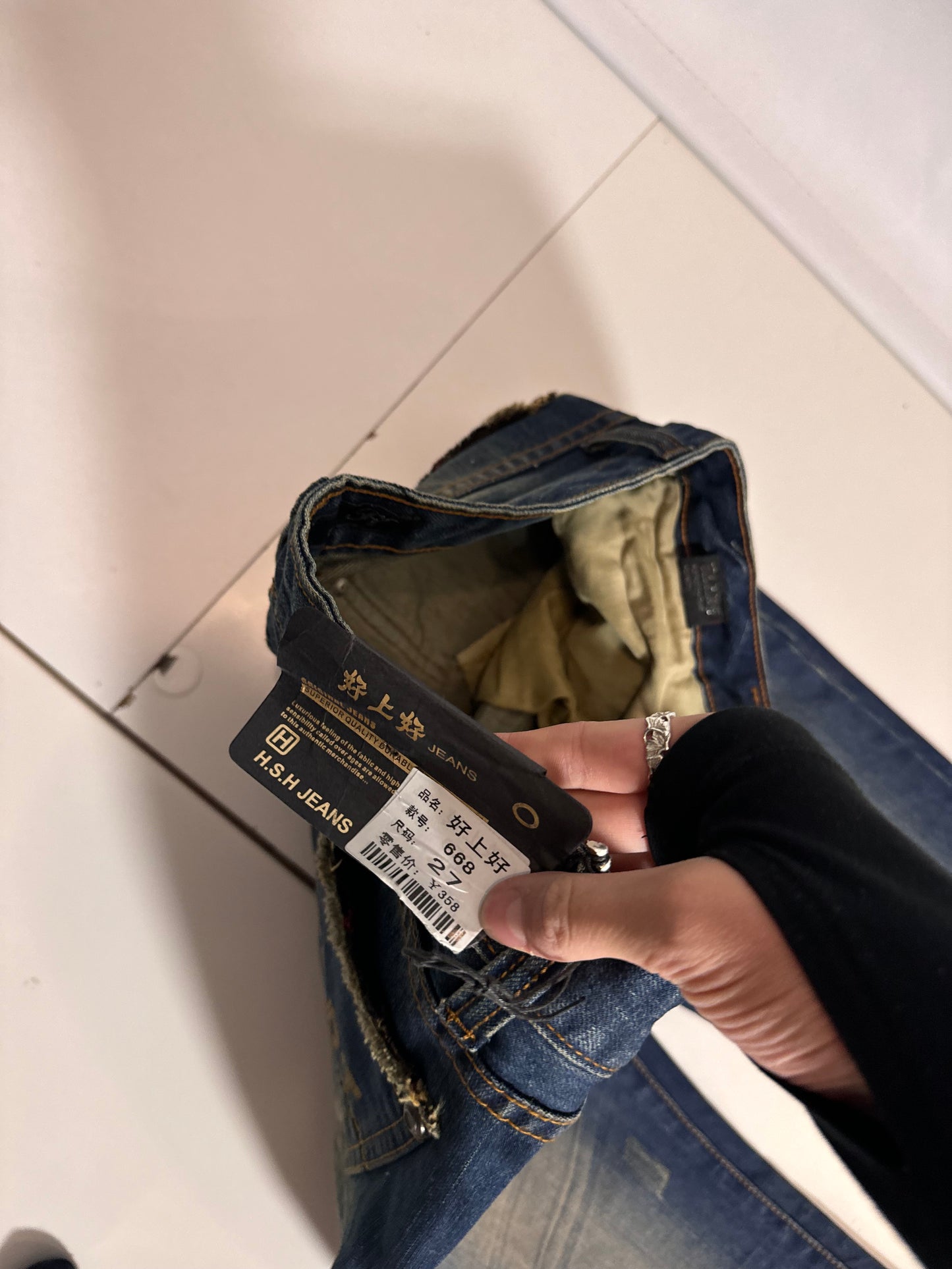 Lågmidjade jeans stl: XXS