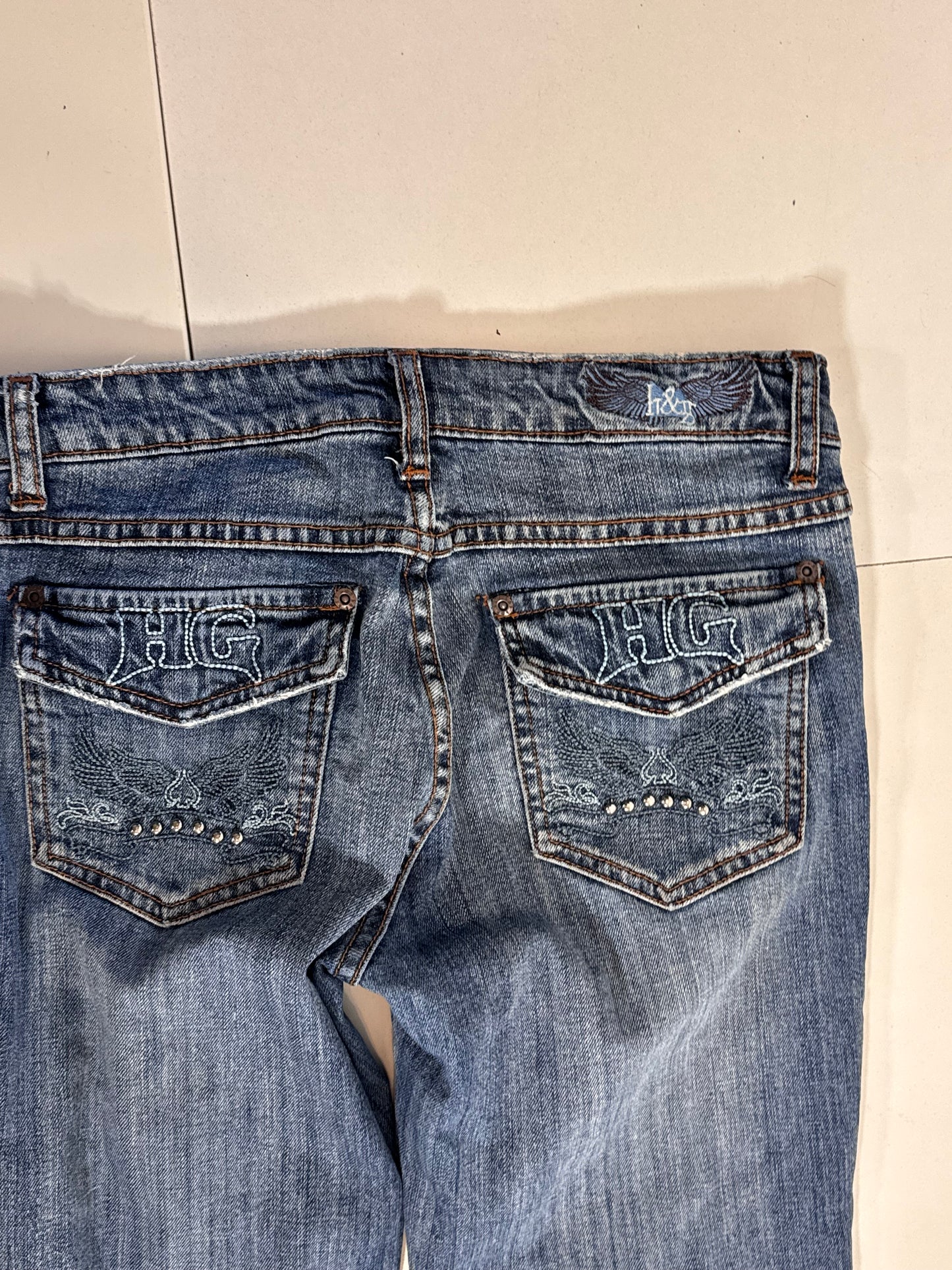 Lågmidjade jeans stl: S