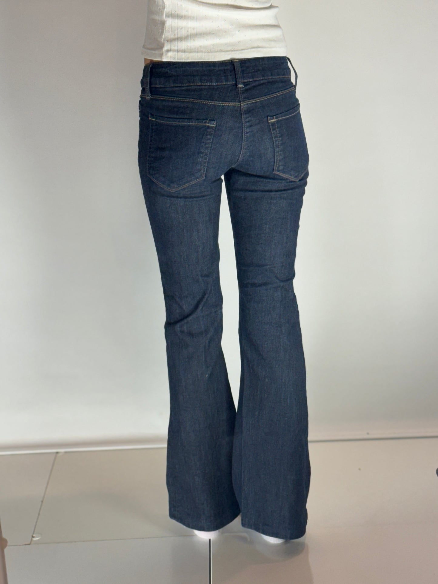 Lågmidjade jeans–stl: XS