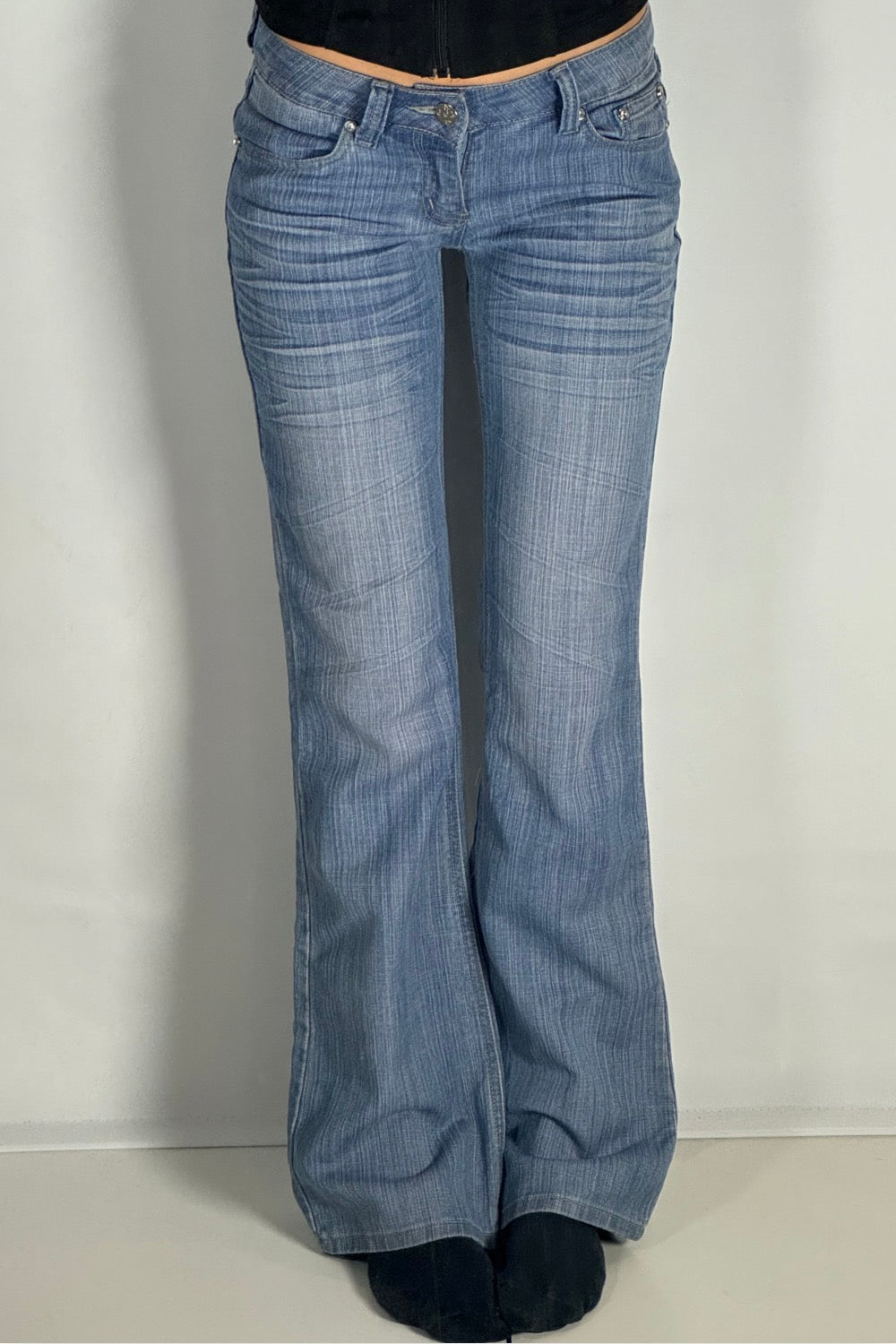 Lågmidjade jeans stl: XS