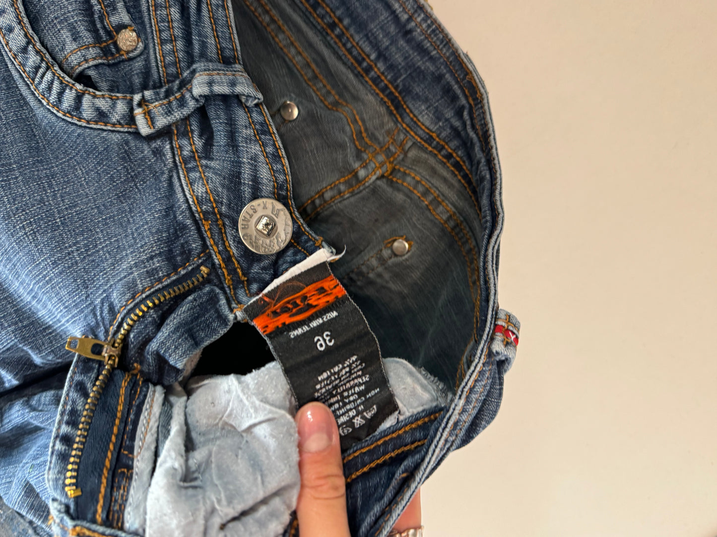 Lågmidjade jeans stl: XS