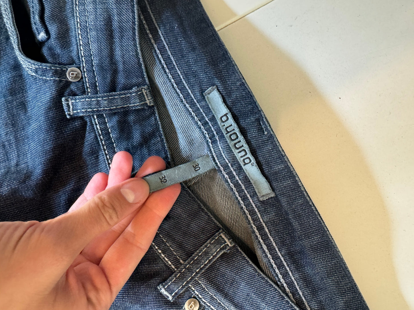 Lågmidjade jeans stl: S/M