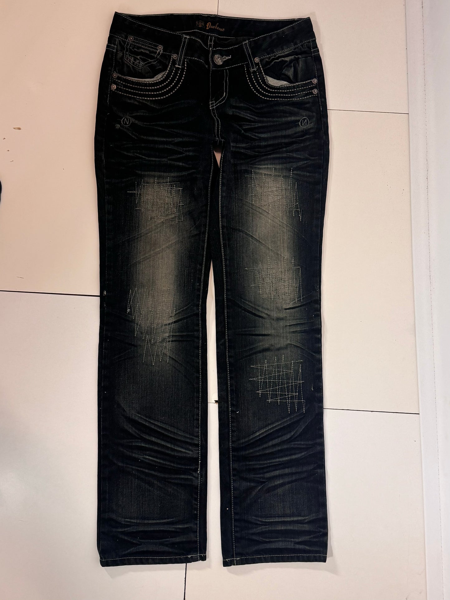 Lågmidjade jeans stl: XS
