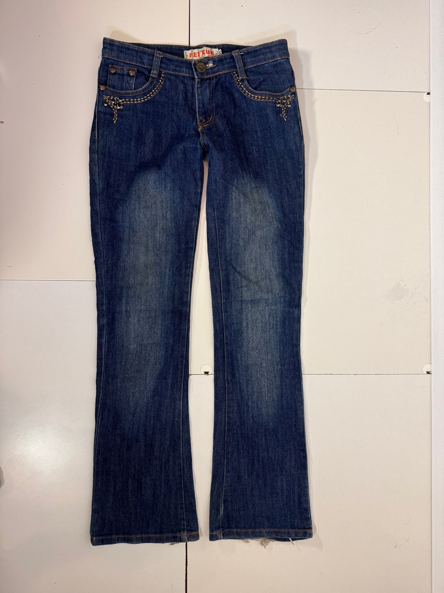 Lågmidjade jeans stl: XXS