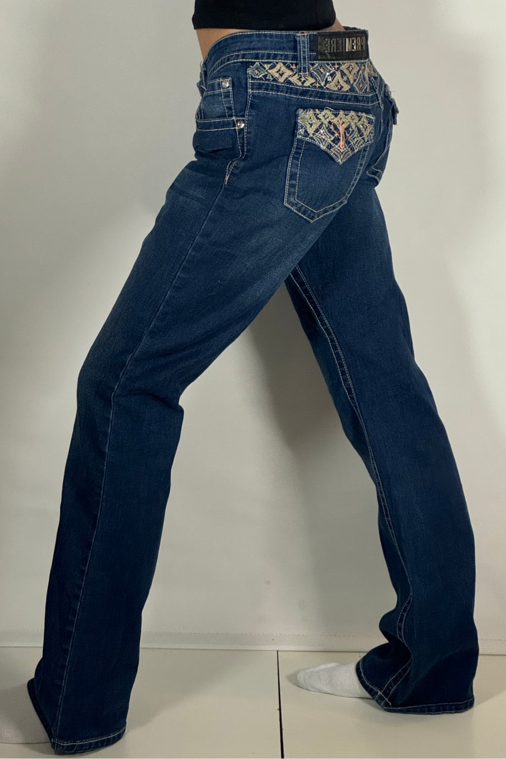 Lågmidjade jeans stl: M