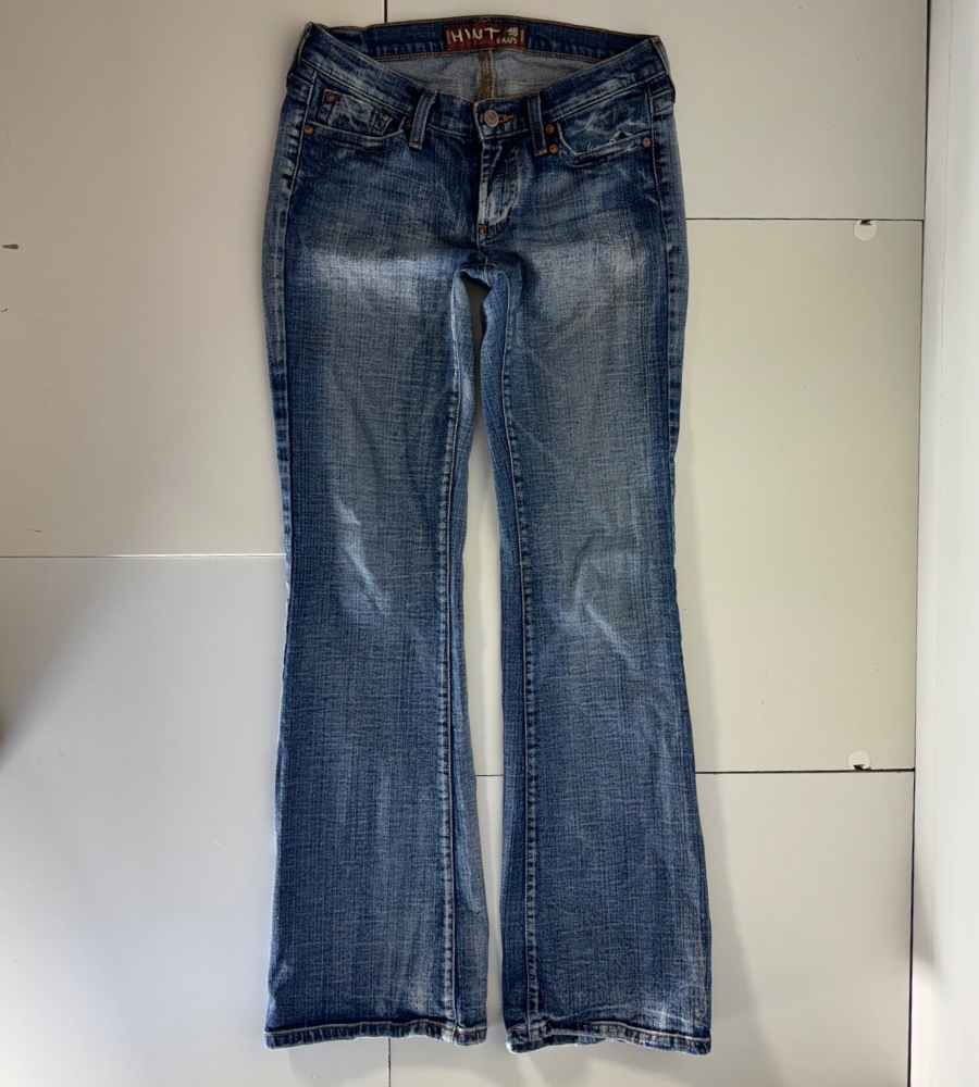 Lågmidjade jeans–stl: S