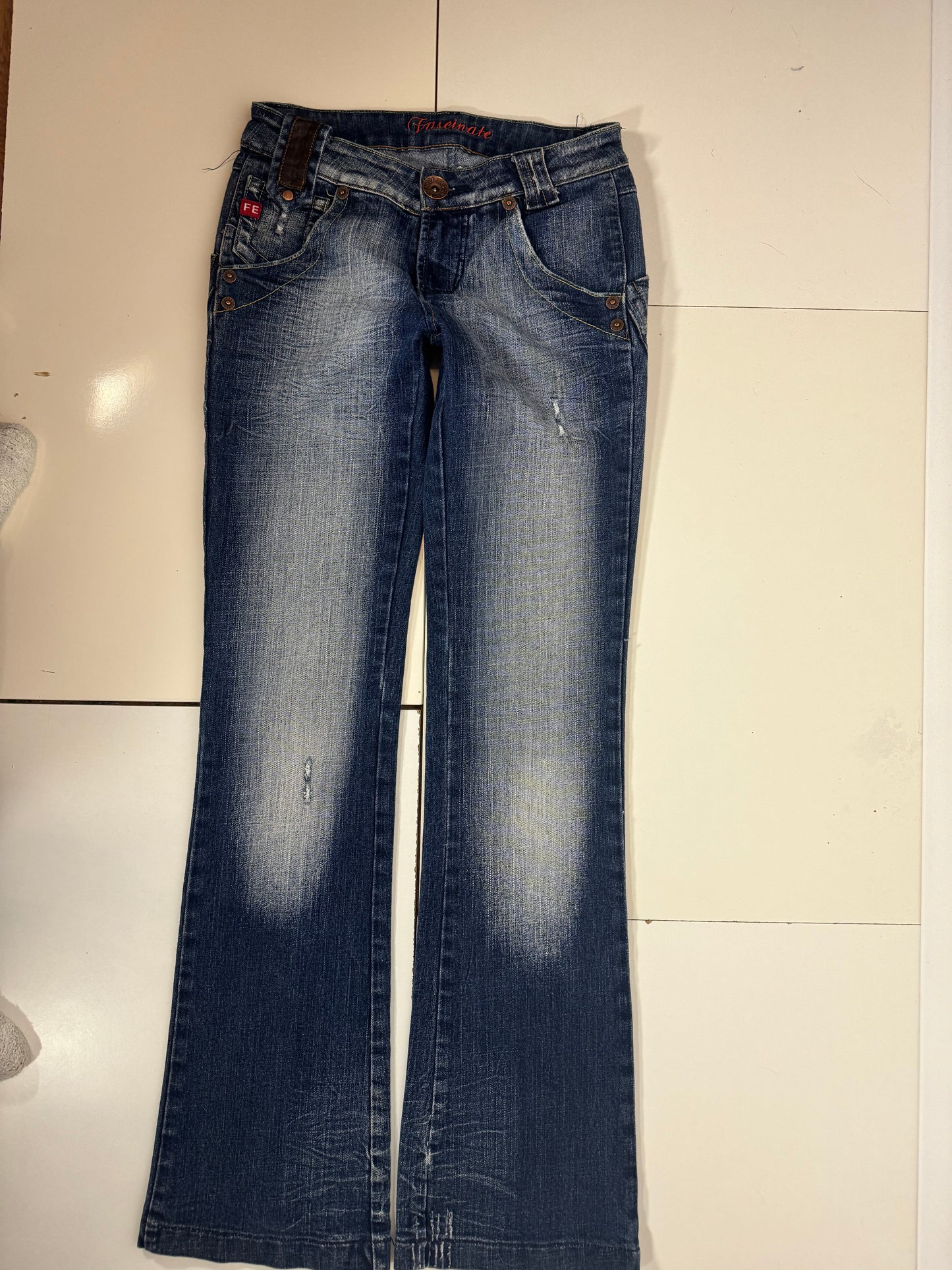 Lågmidjade jeans stl: XS