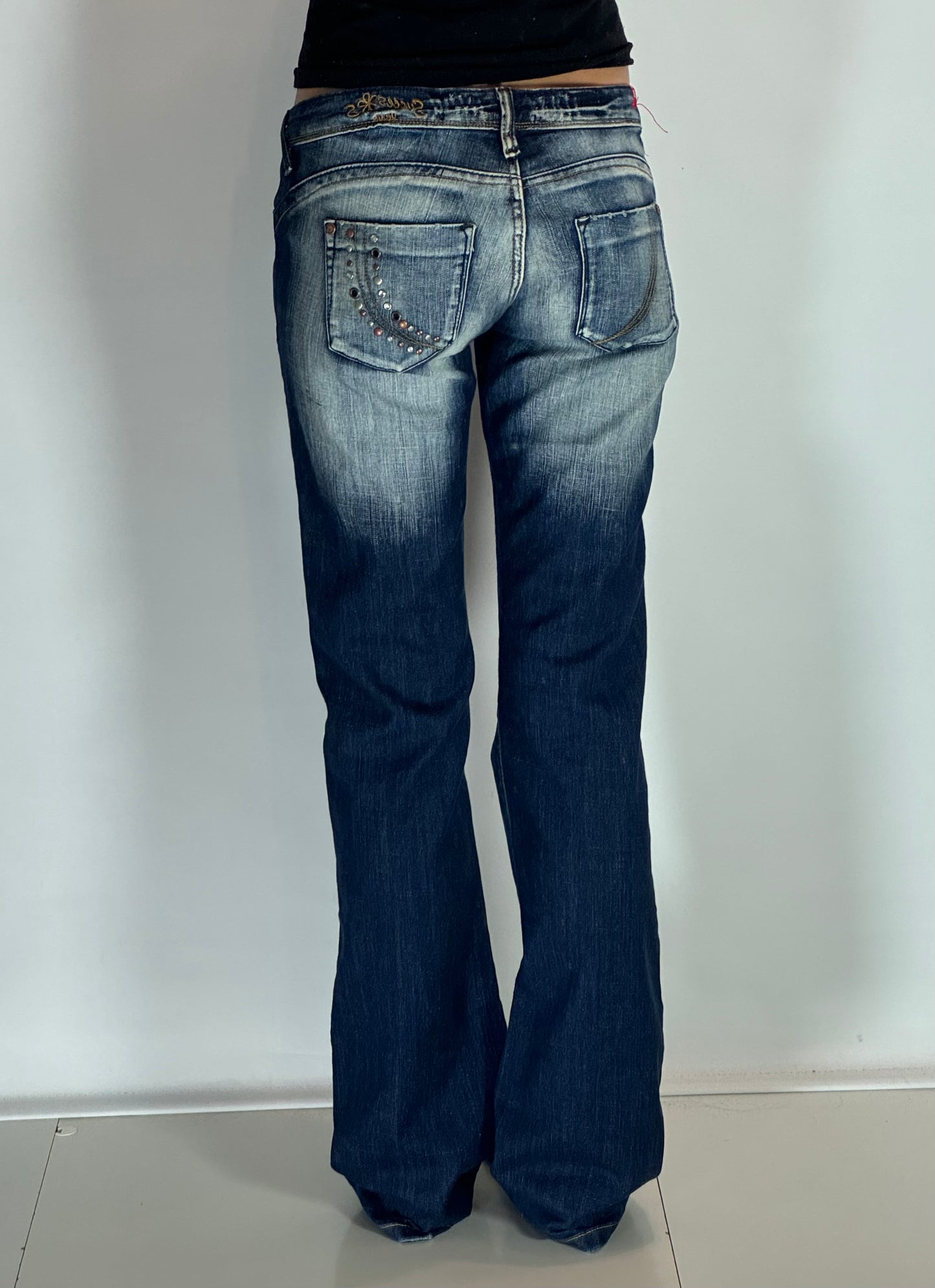 Lågmidjade jeans stl: S