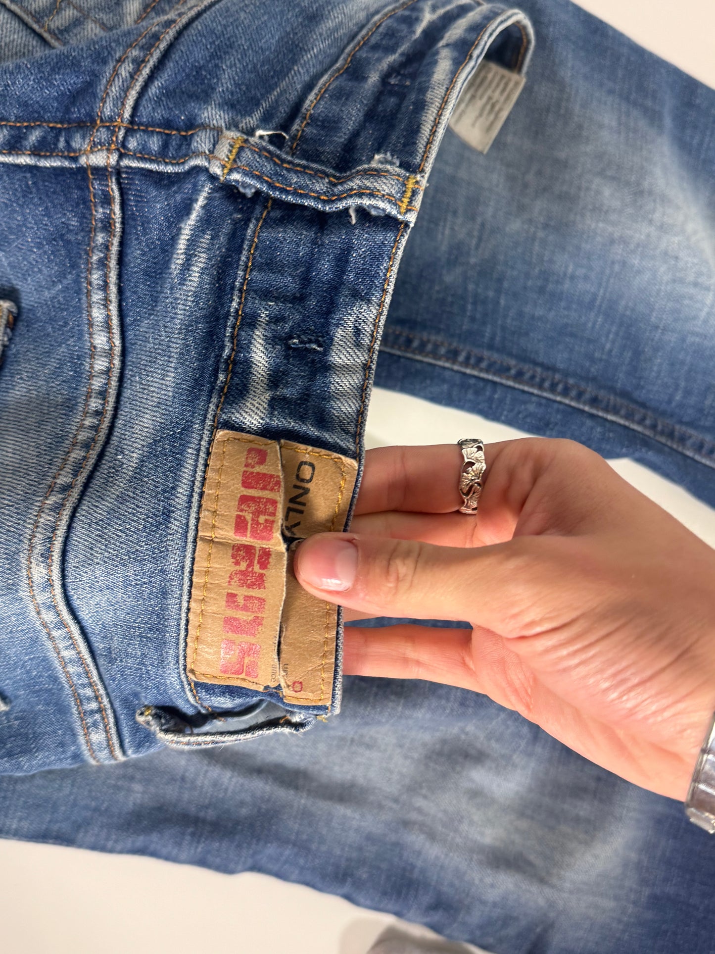 Lågmidjade jeans stl: XS