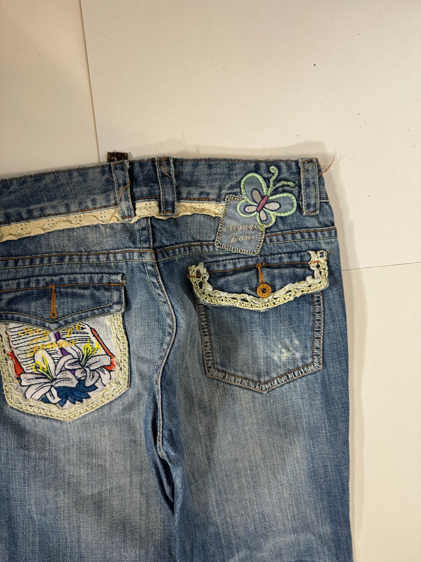 Lågmidjade jeans stl: XS