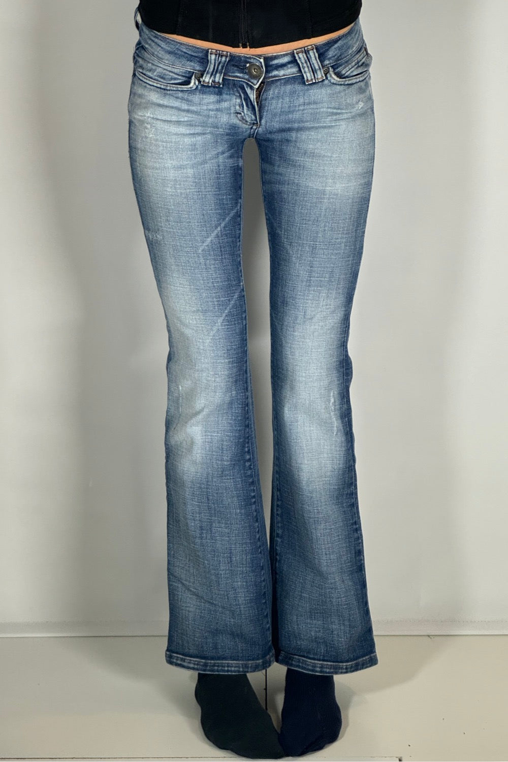 Lågmidjade jeans stl: XXS