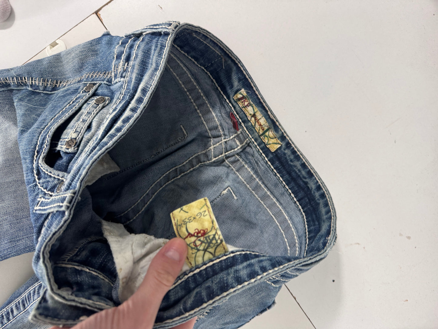 Lågmidjade jeans stl: S