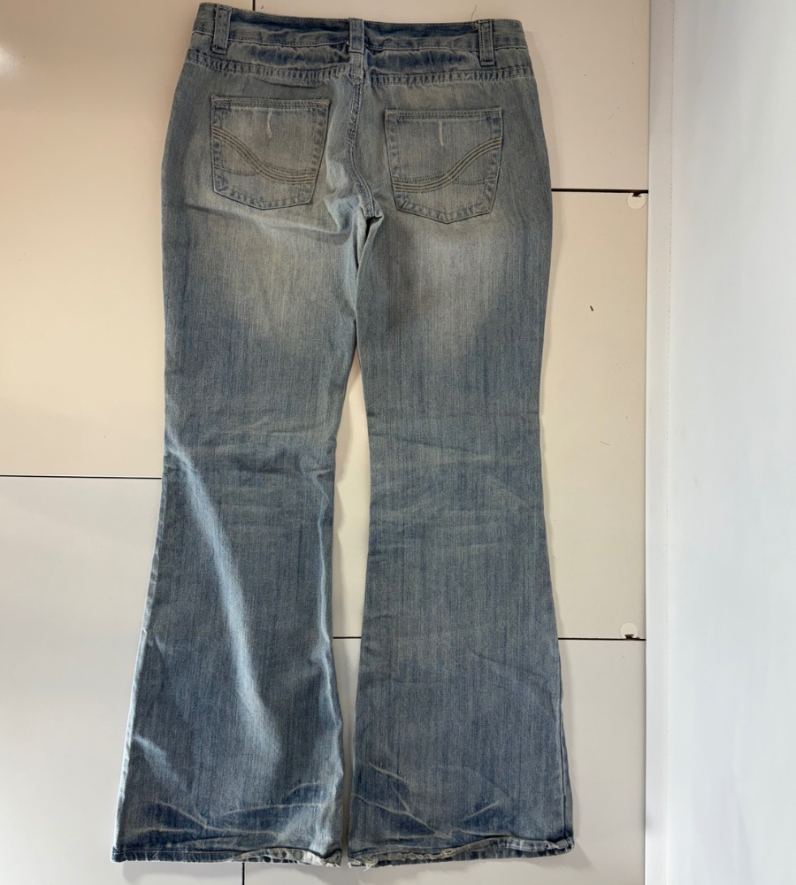 Lågmidjade jeans–stl: L