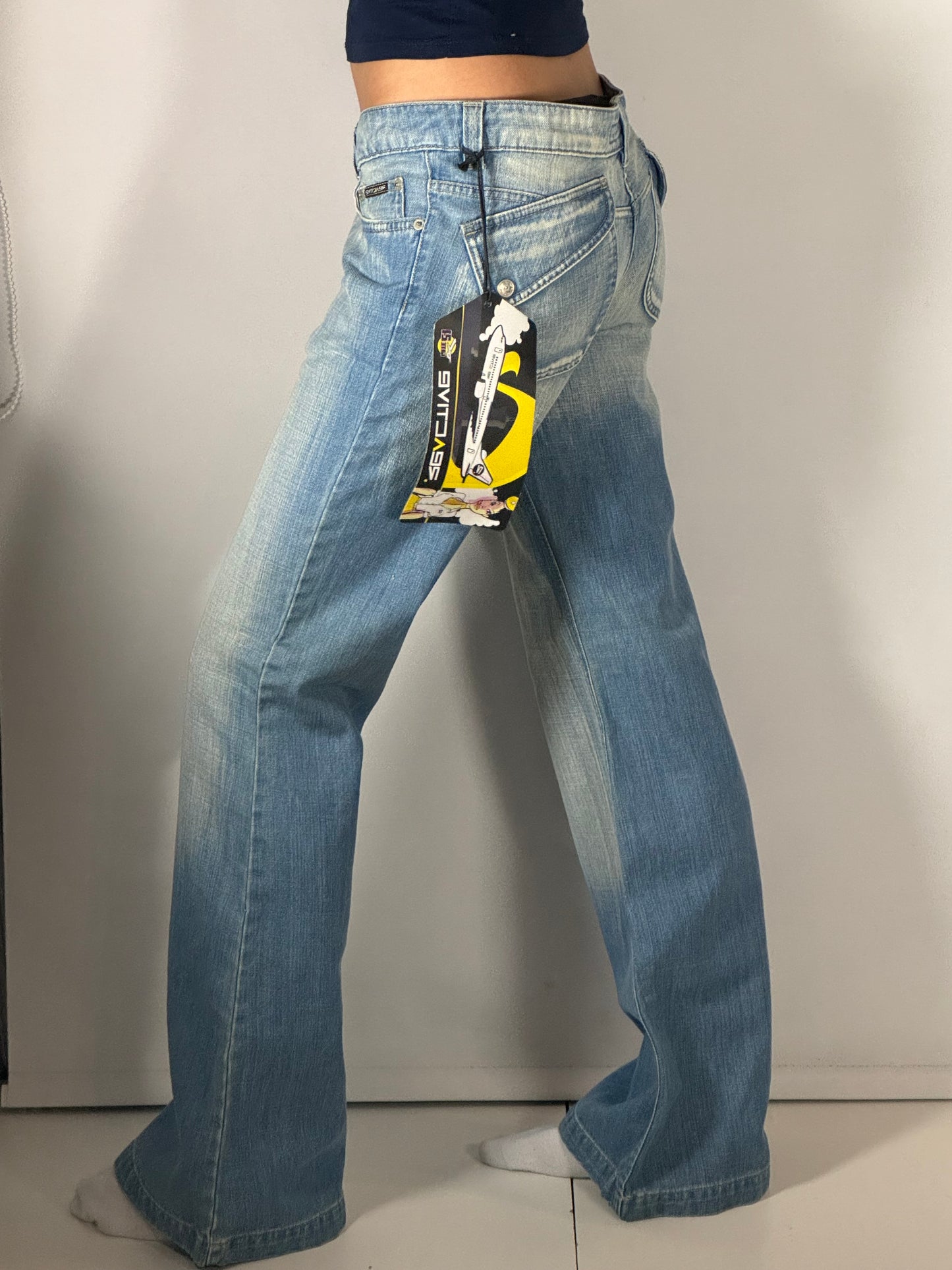 Lågmidjade jeans stl: S