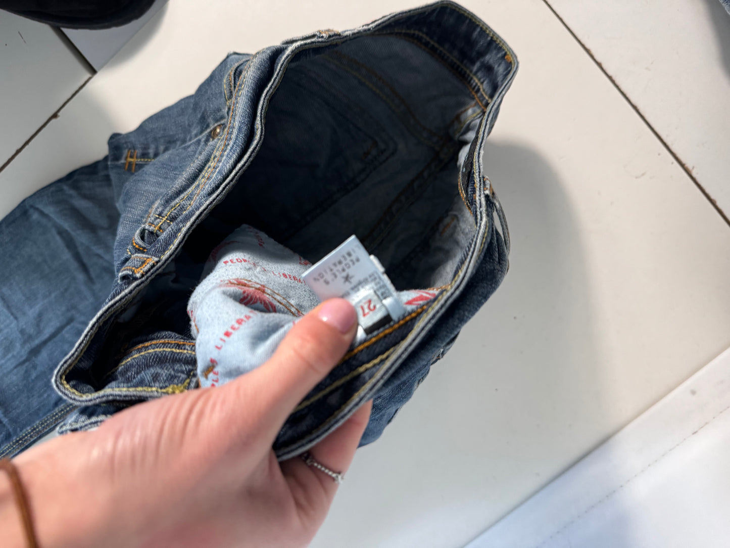 Lavtaljede jeans str: XS