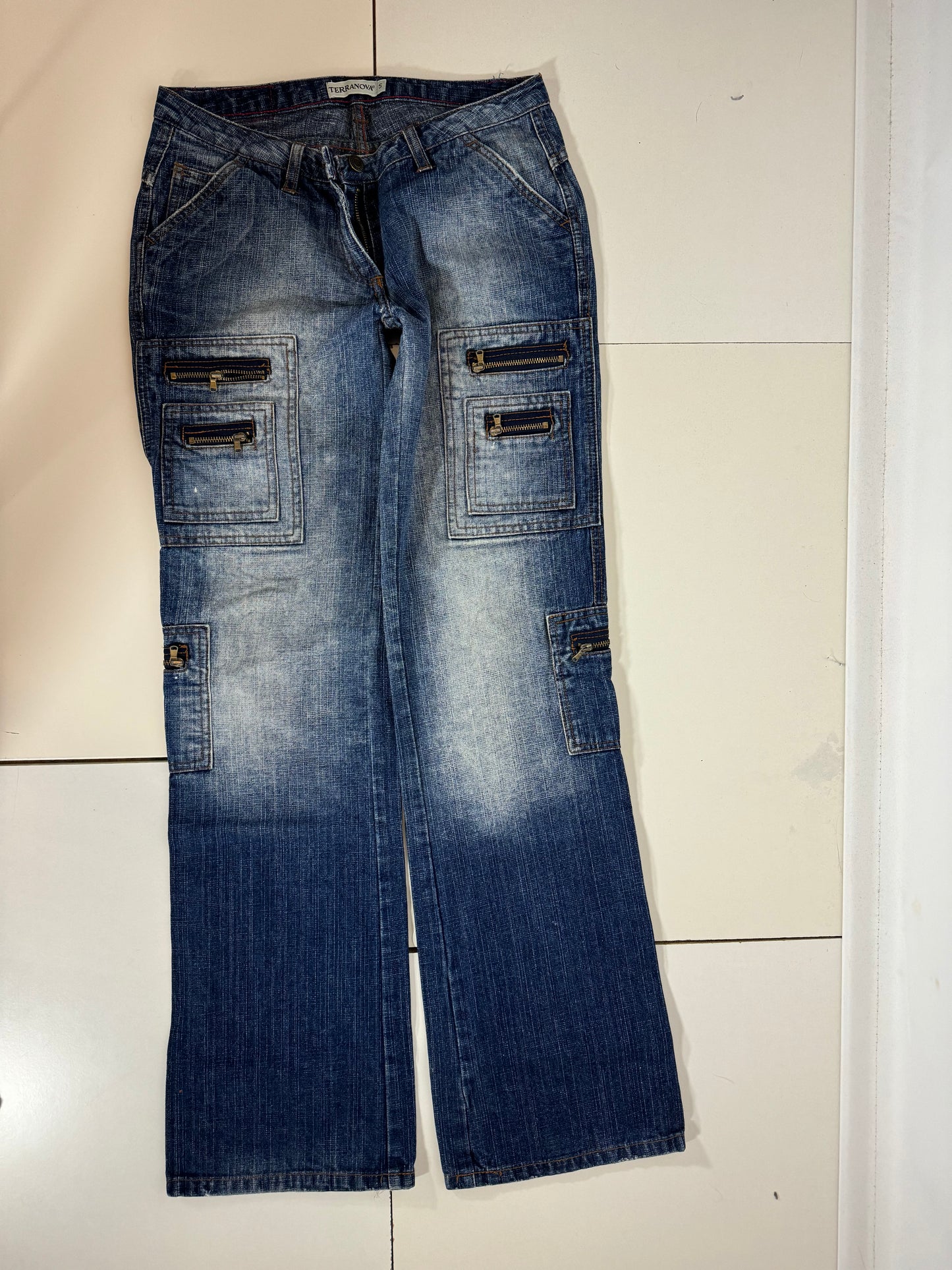 Lågmidjade jeans stl: S
