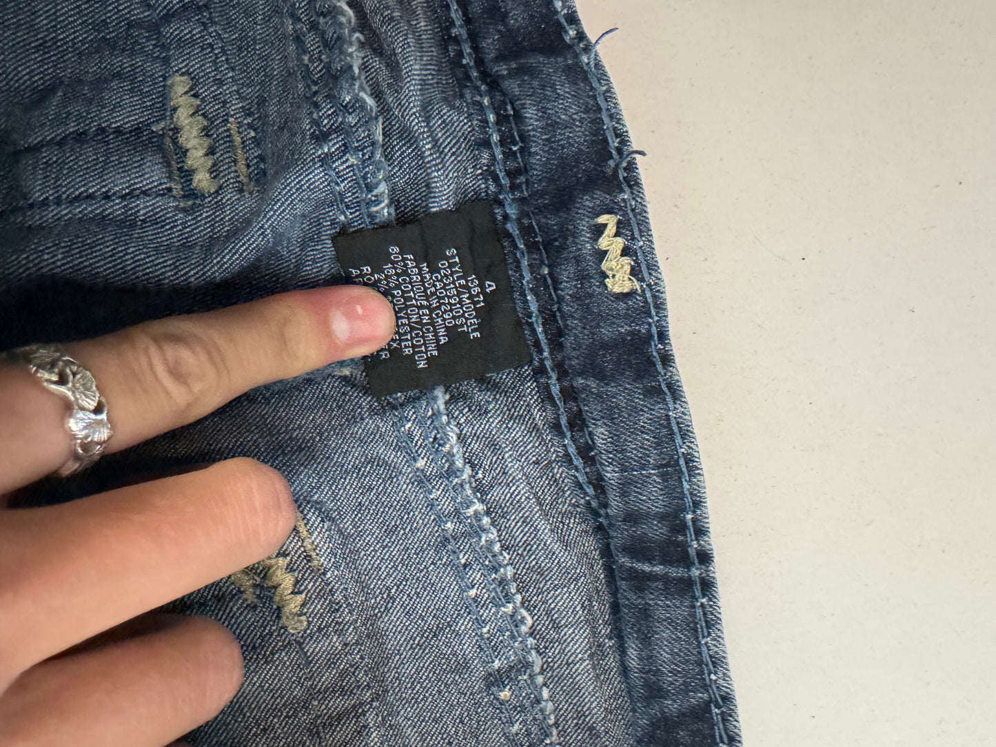 Lågmidjade jeans stl: XS