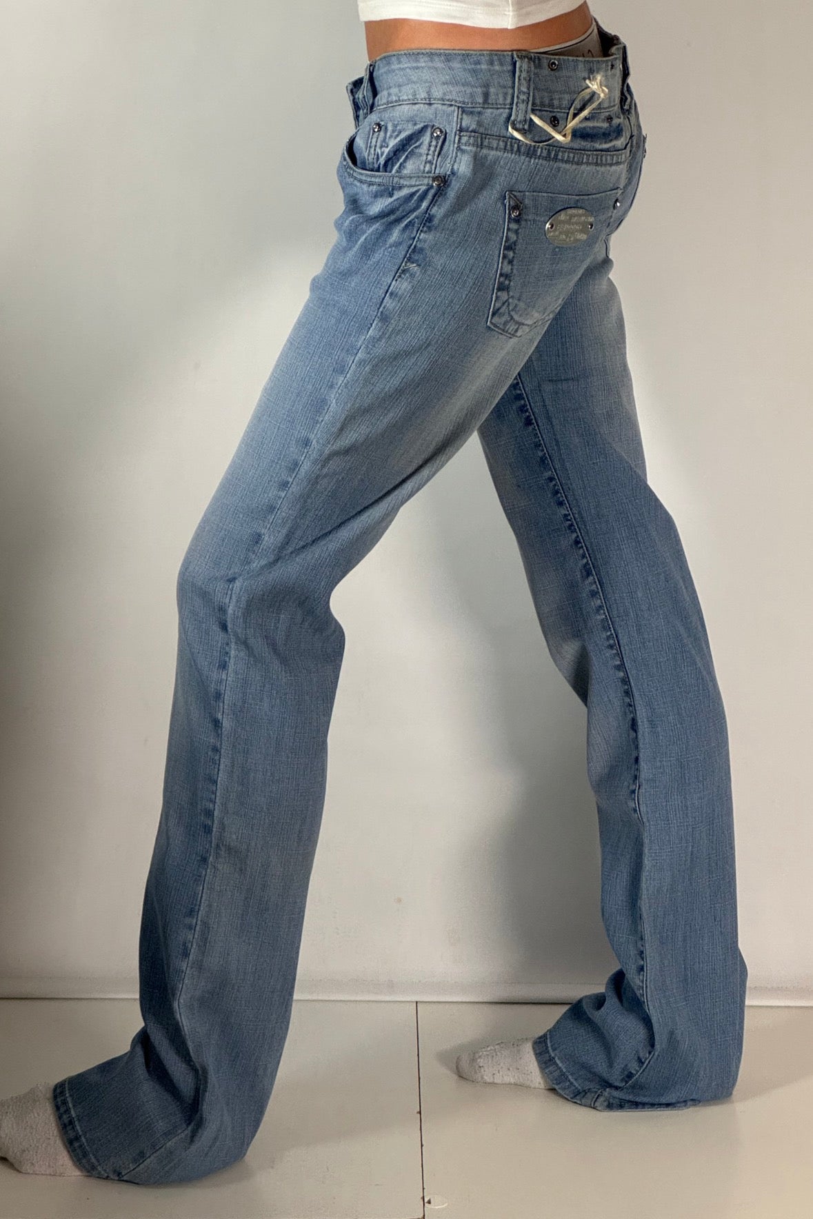Lågmidjade jeans stl: S