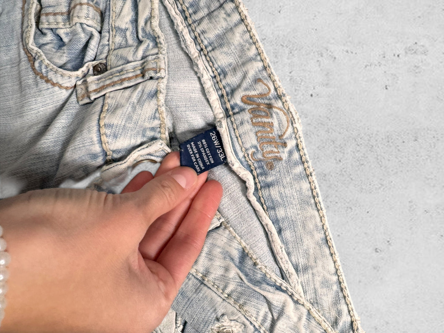 Lågmidjade jeans stl: XXS