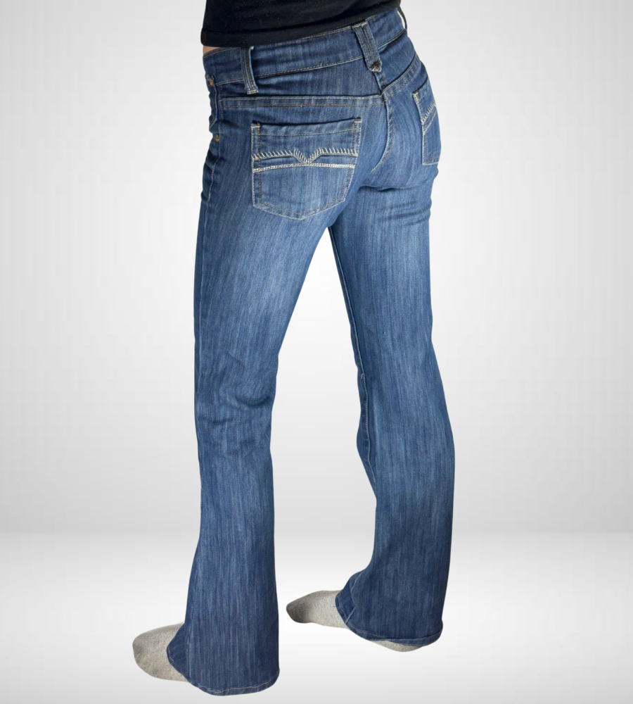 Lågmidjade jeans–stl: XS