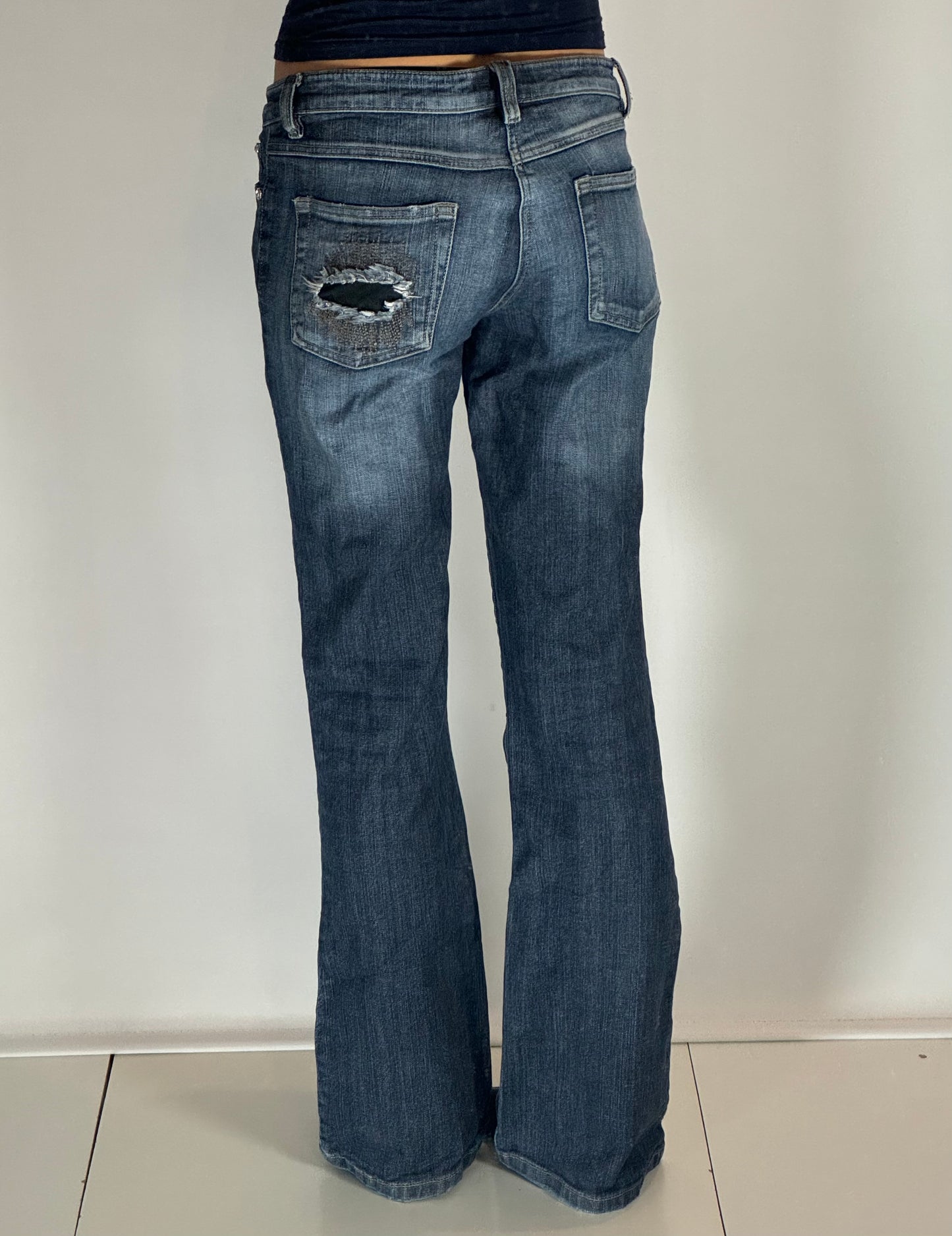 Lågmidjade jeans stl: S