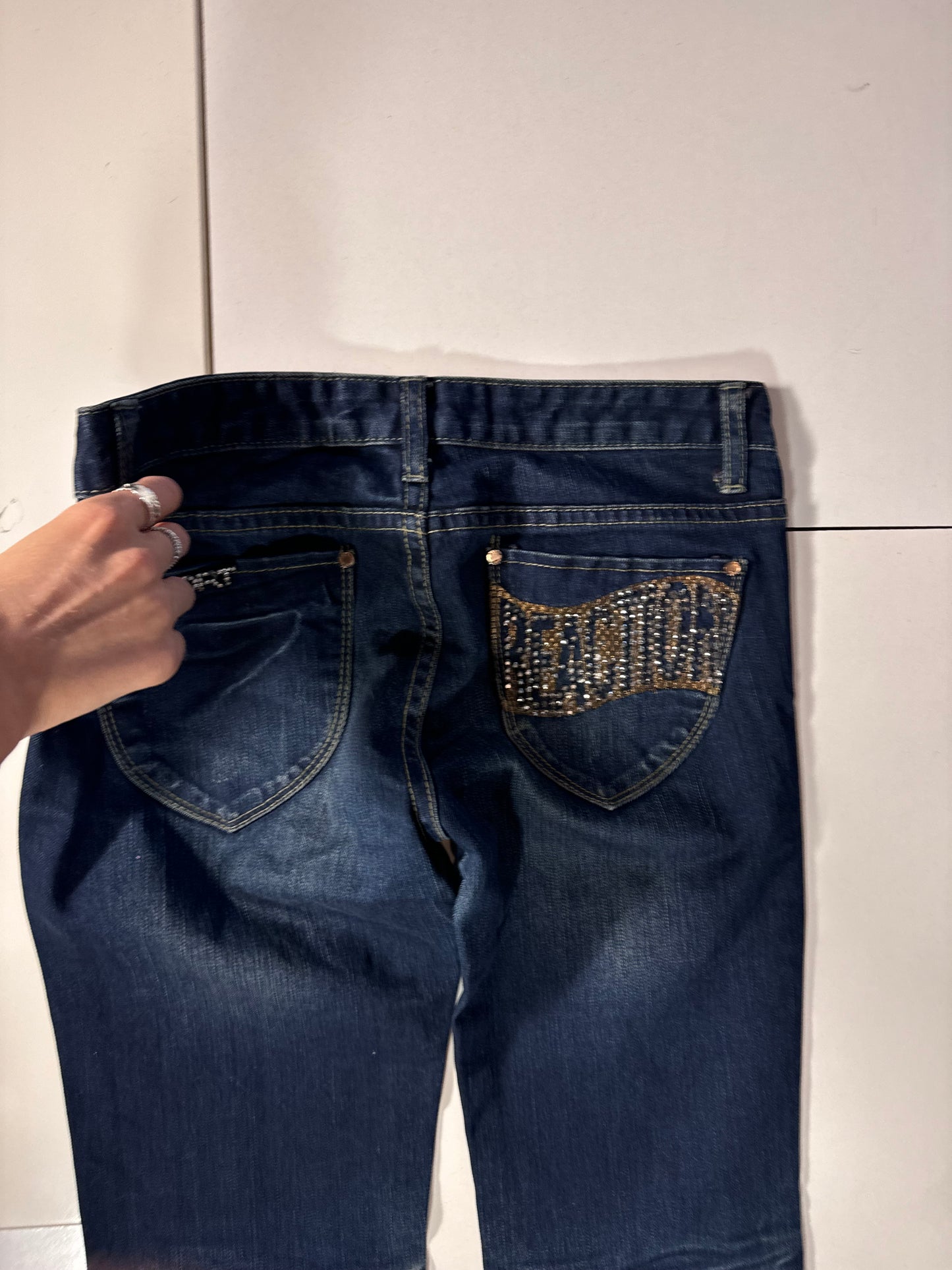 Lågmidjade jeans stl: XS