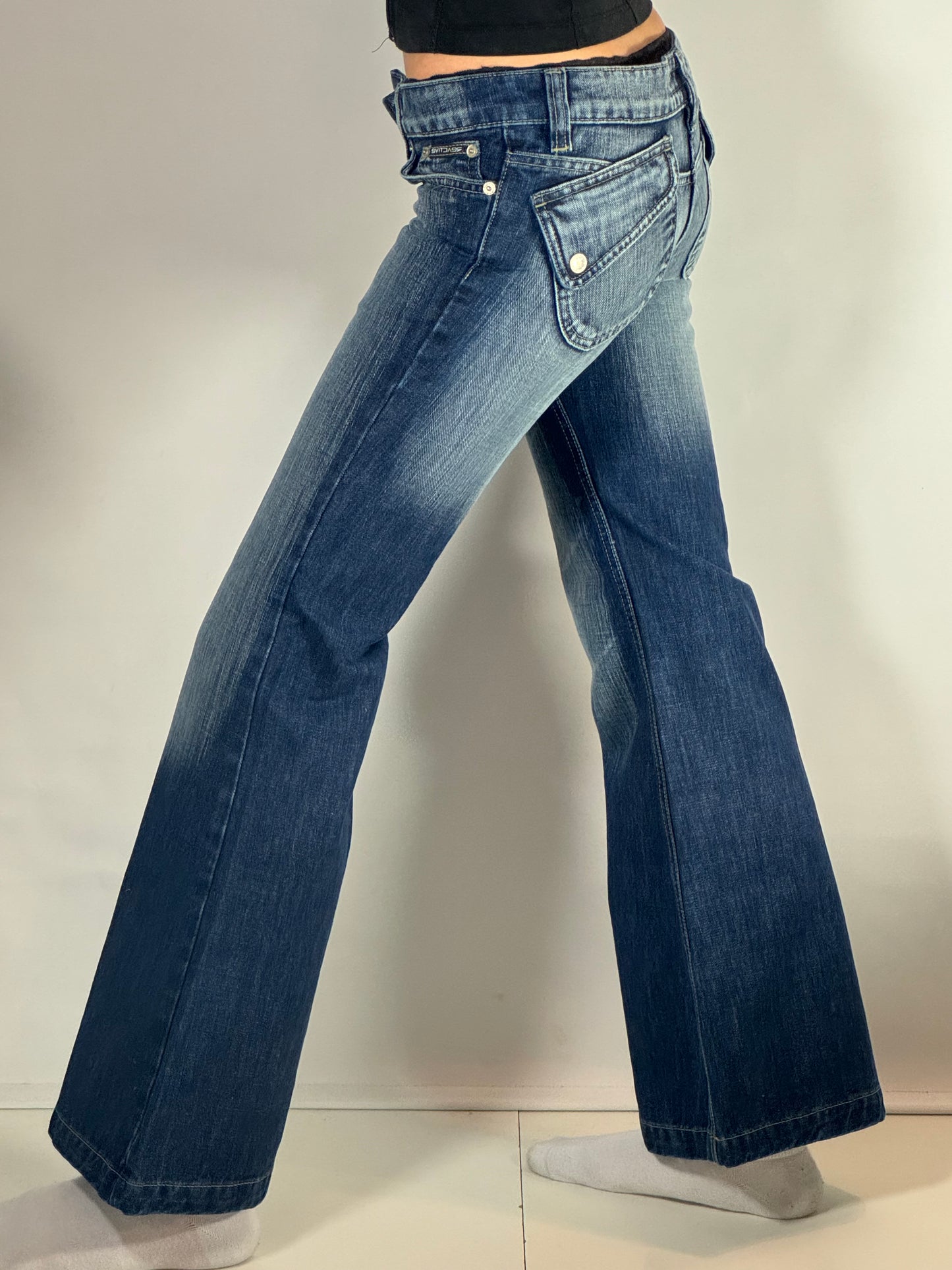 Lågmidjade jeans stl: XXS