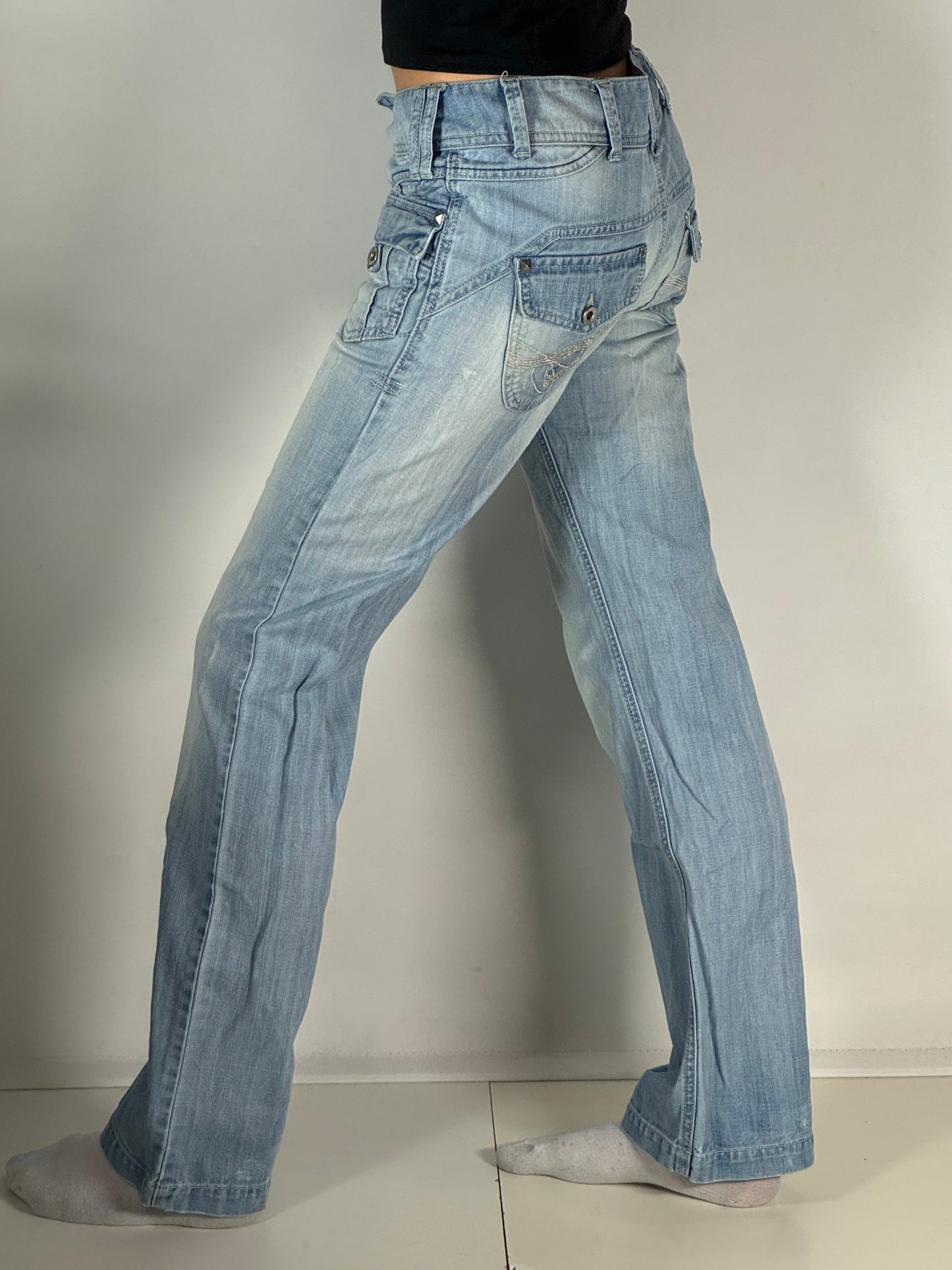 Lågmidjade jeans stl: XS