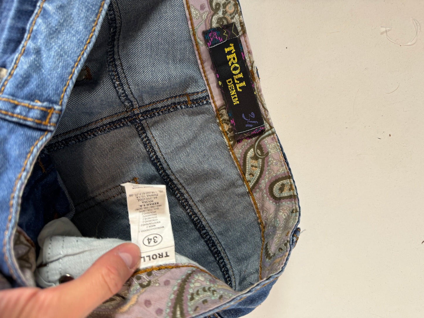 Lågmidjade jeans stl: XS