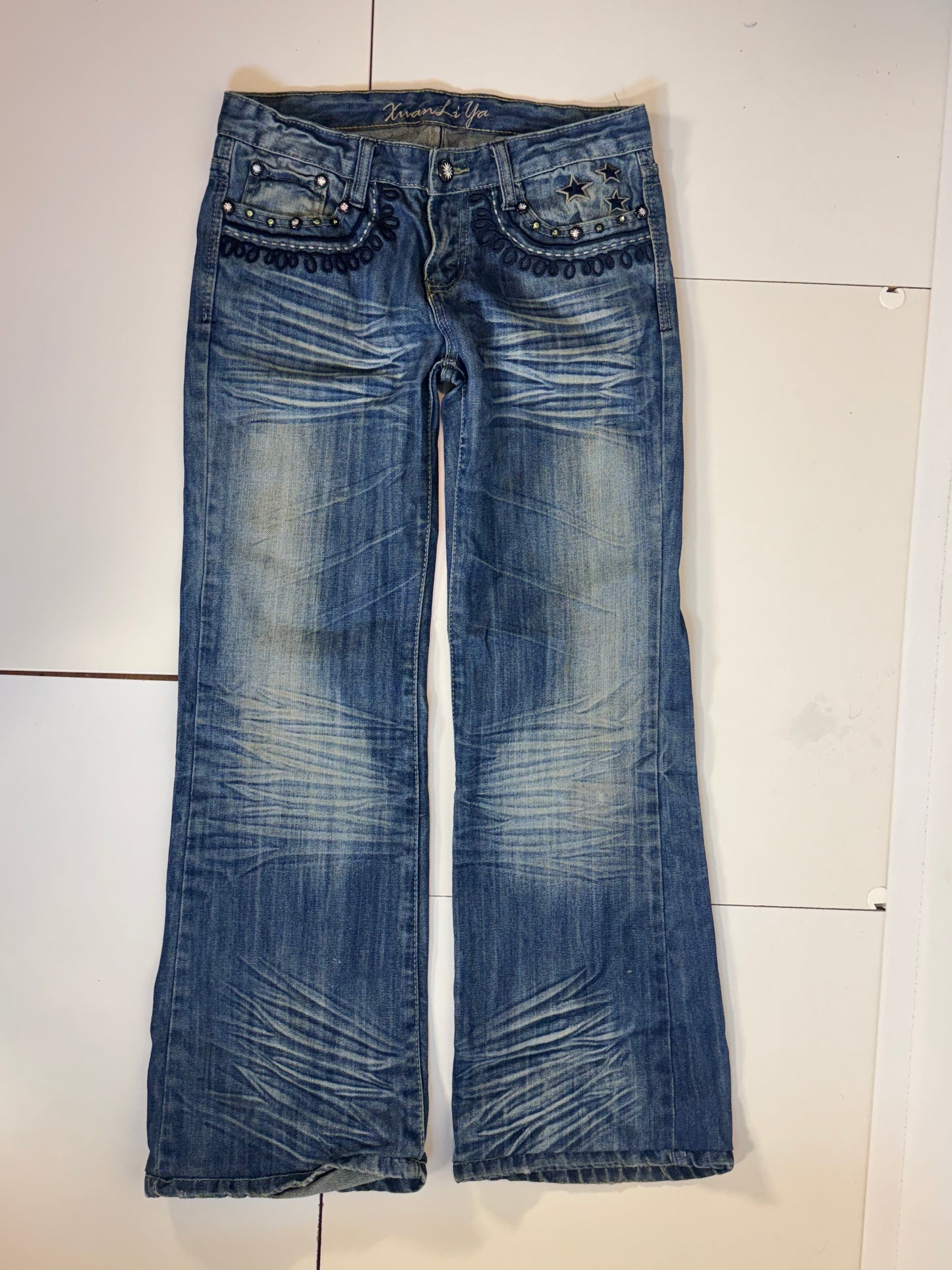 Lågmidjade jeans stl: S