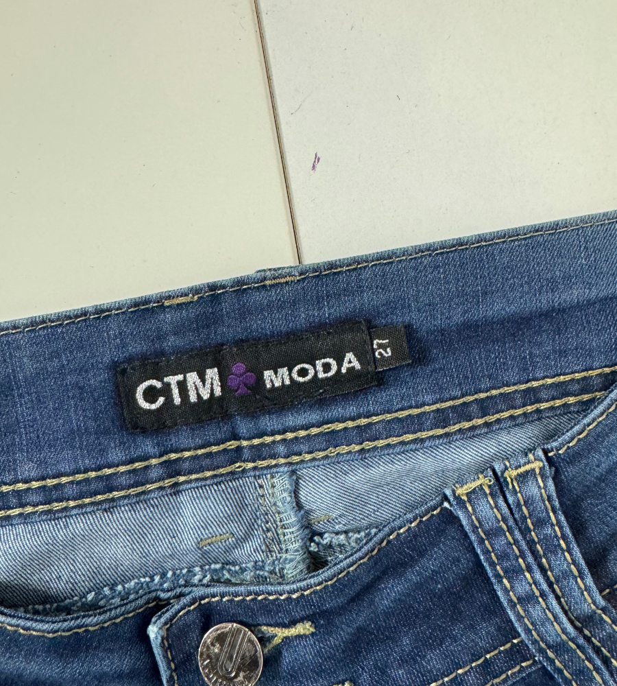 Lågmidjade jeans–stl: XS