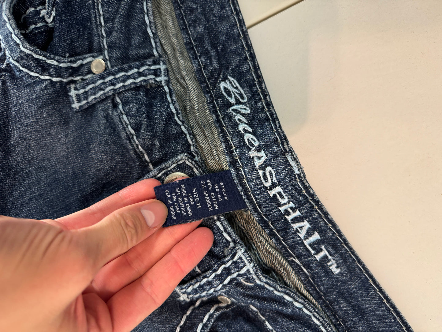 Lågmidjade jeans stl: M