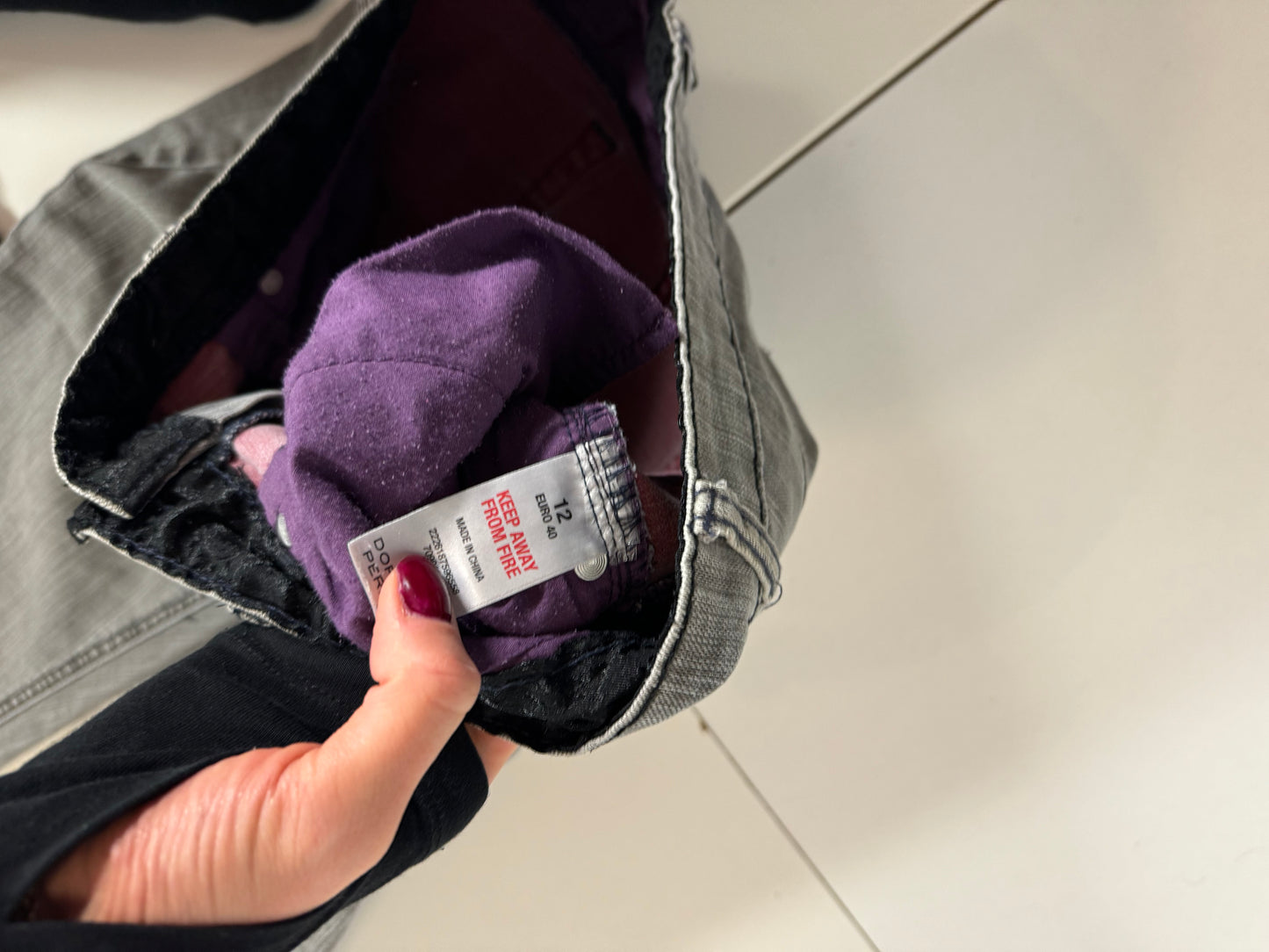 Lågmidjade jeans stl: M