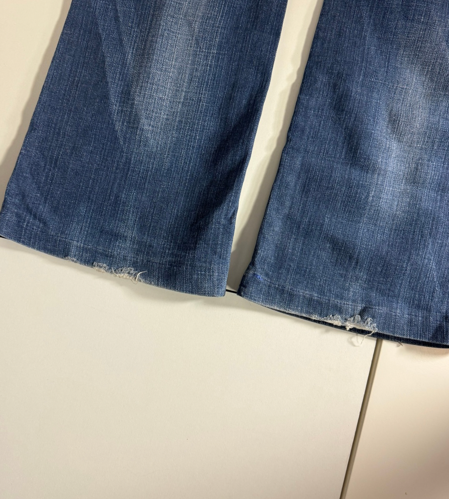 Lågmidjade jeans–stl: S