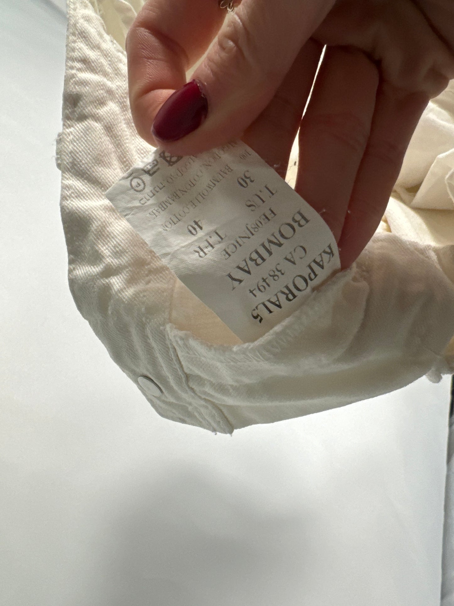 Lågmidjade byxor stl: S