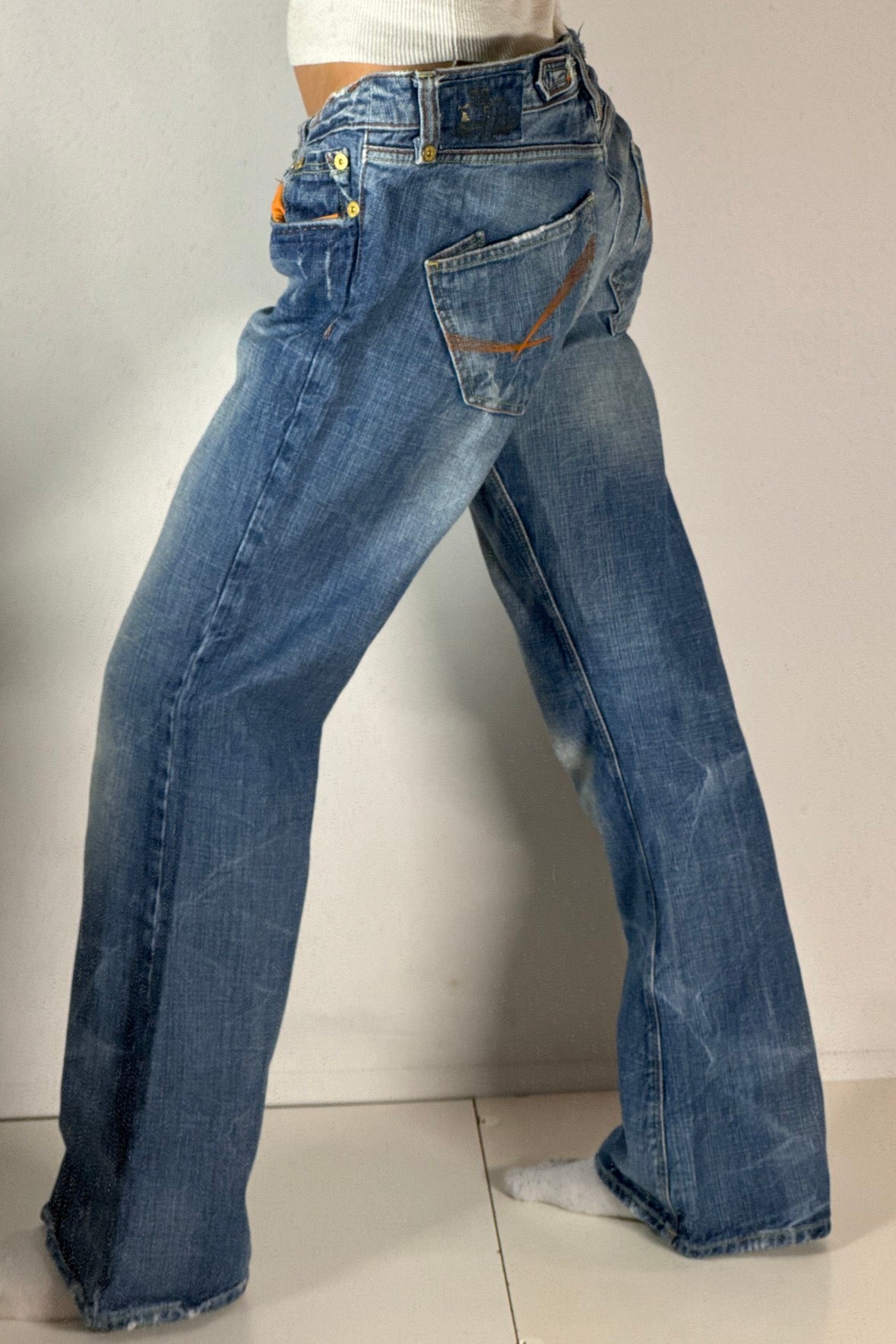 Lågmidjade jeans stl: L
