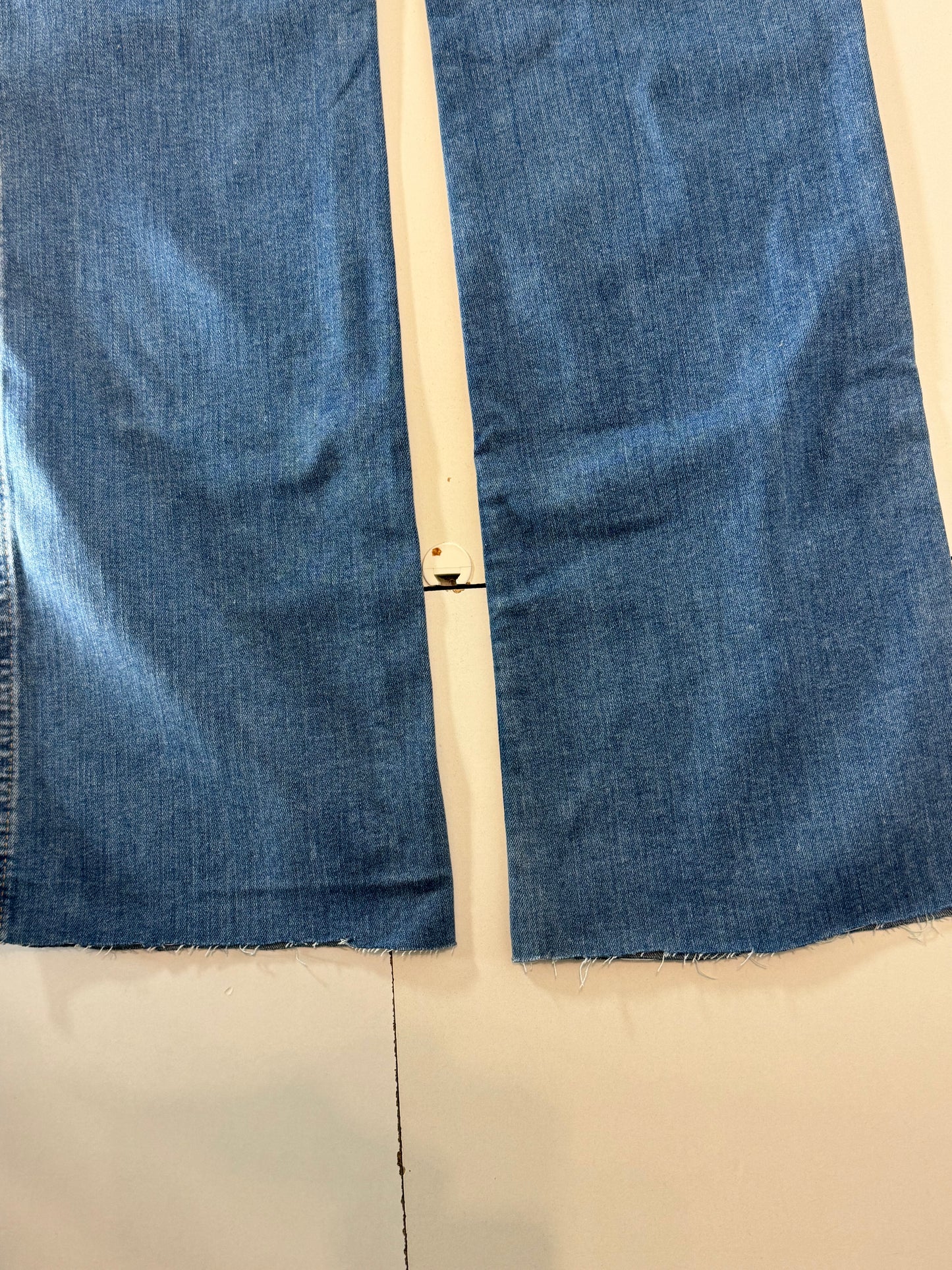 Lågmidjade jeans–stl: S