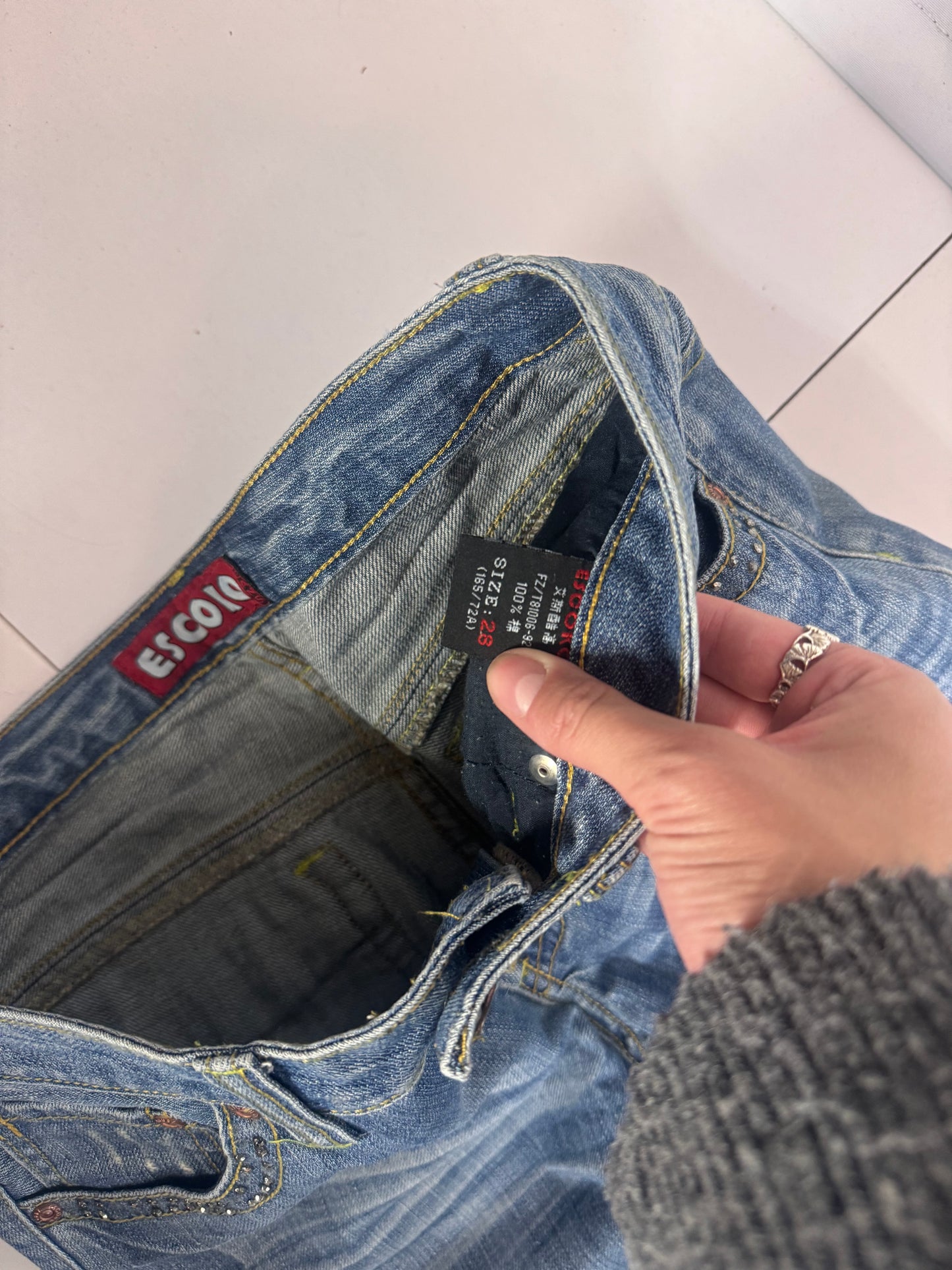 Lågmidjade jeans stl: XS