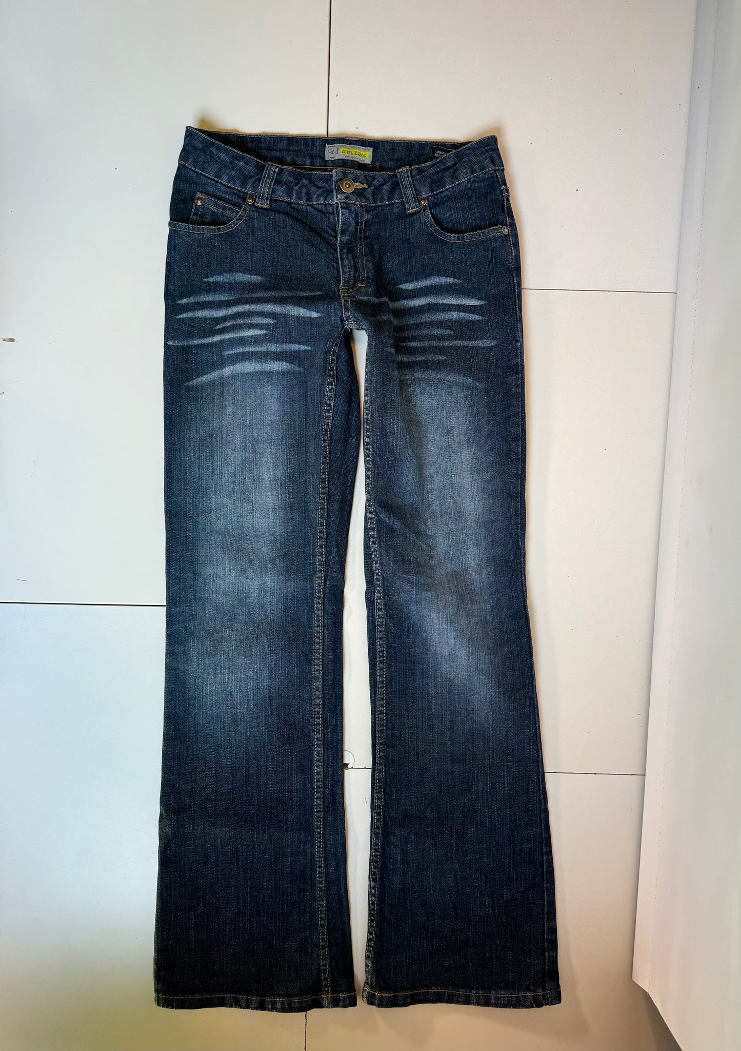 Lågmidjade jeans–stl: XS
