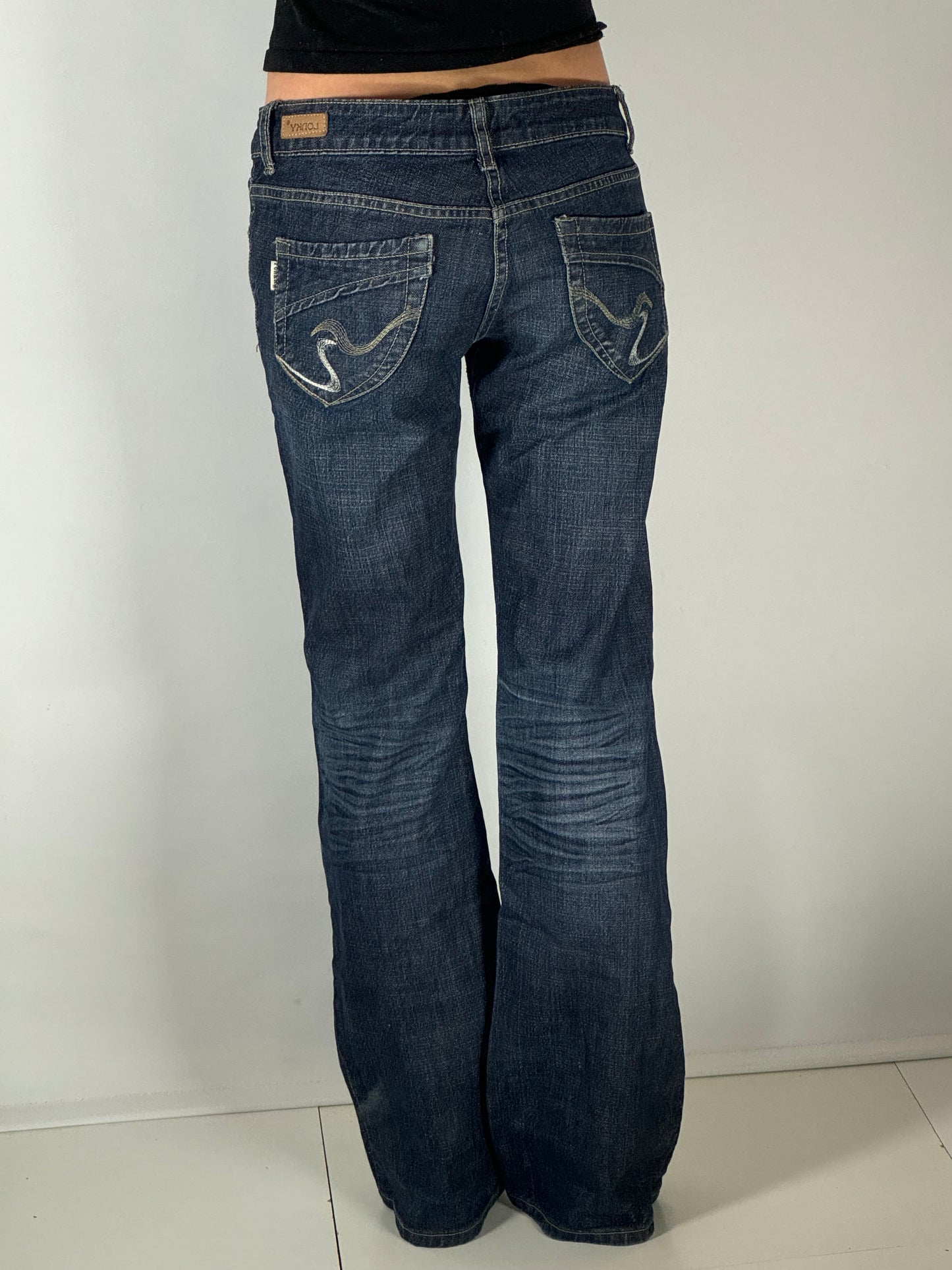 Lågmidjade jeans stl: S