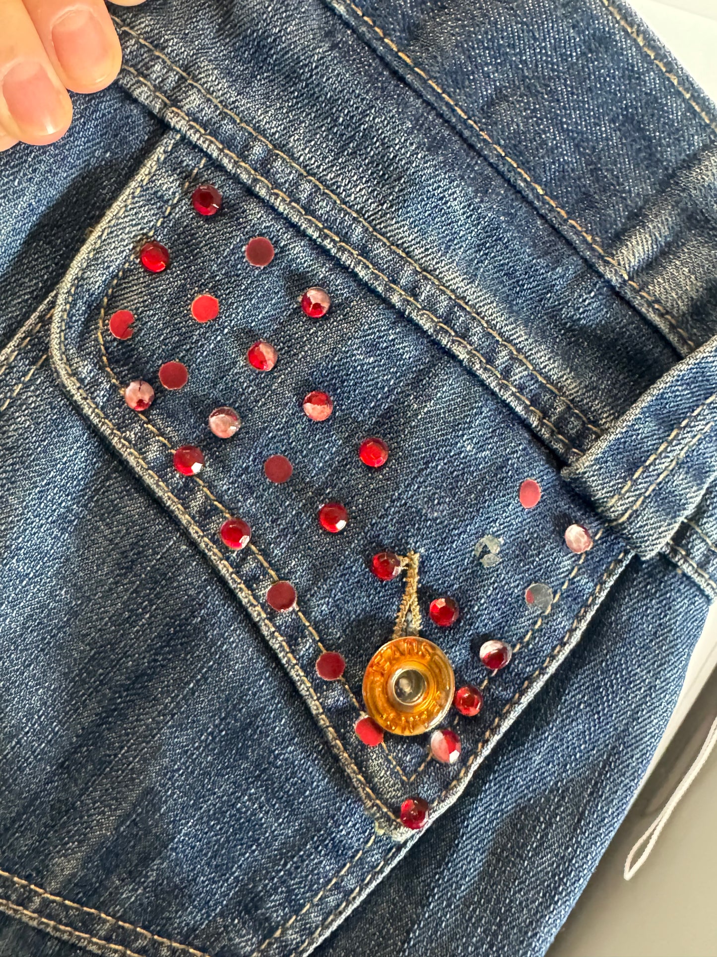 Lågmidjade jeans stl: XS