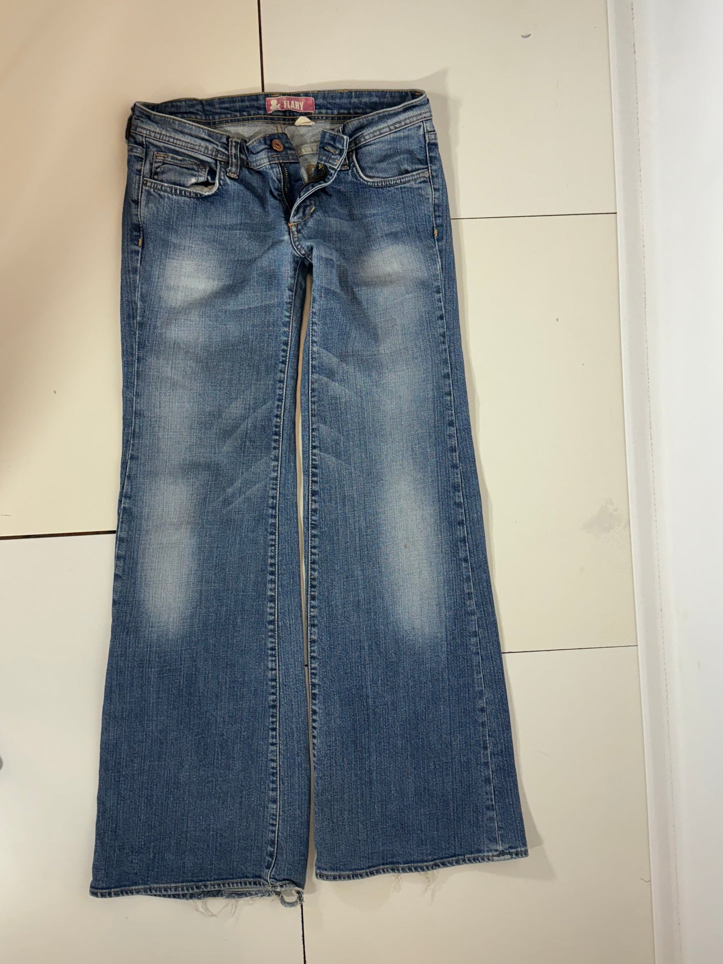 Lågmidjade jeans stl: S