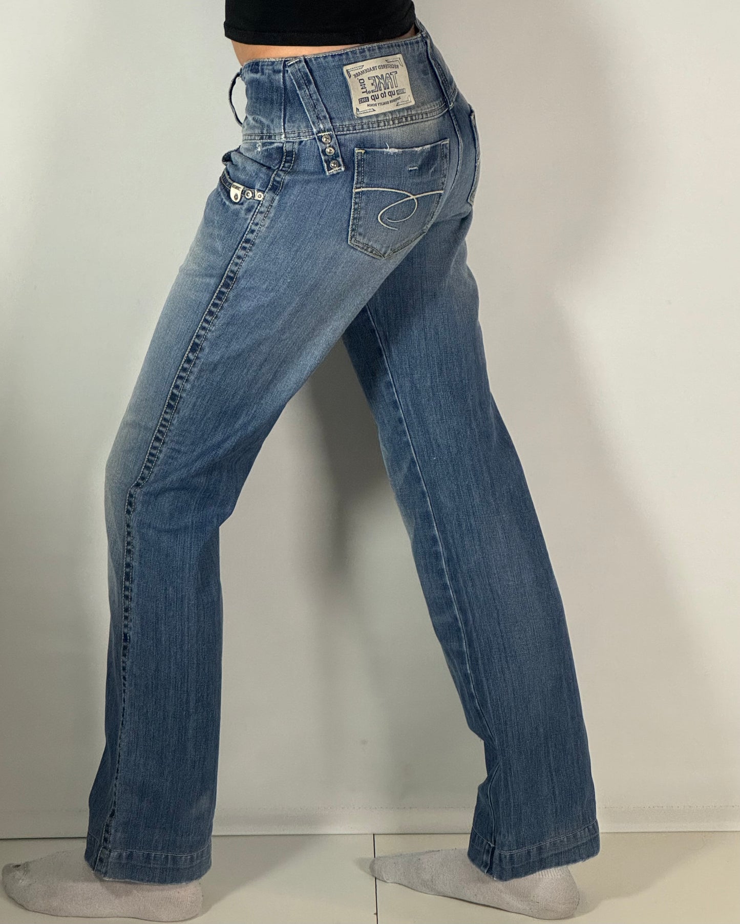 Lågmidjade jeans stl: XS